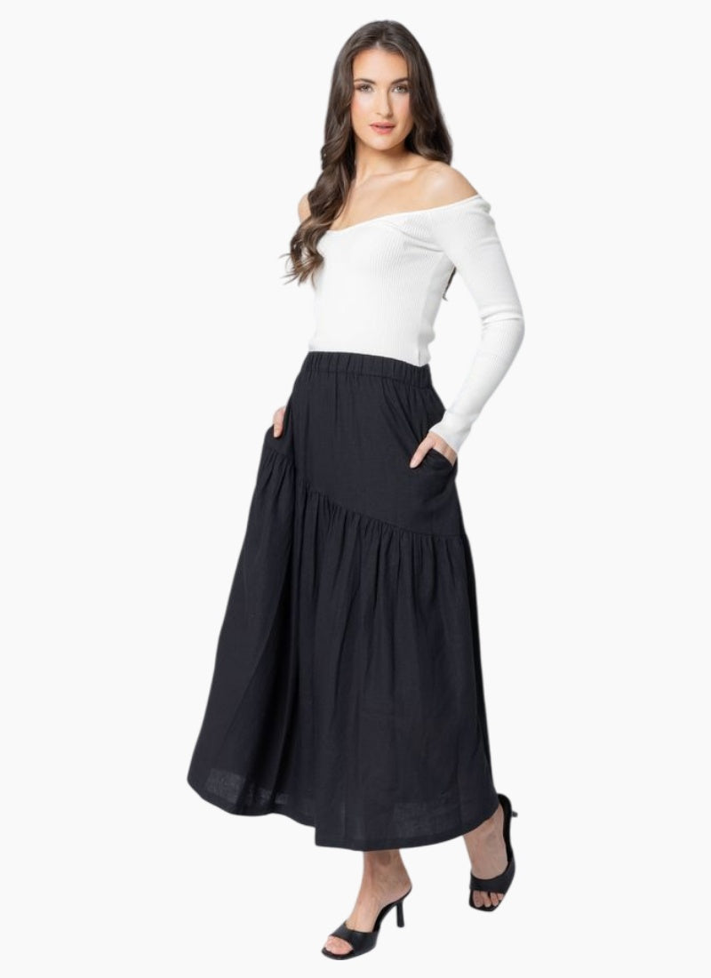 Devine Maxi Skirt Black
