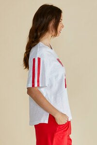 Relax Boxy Tee Cherry Print