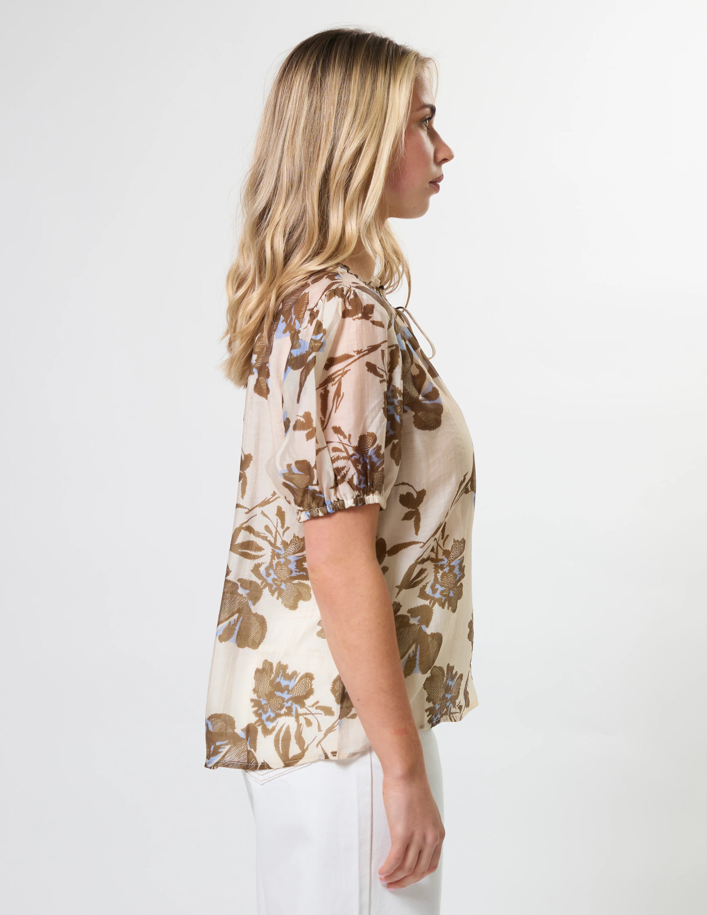 Arlo Blouse Copper Cornflower