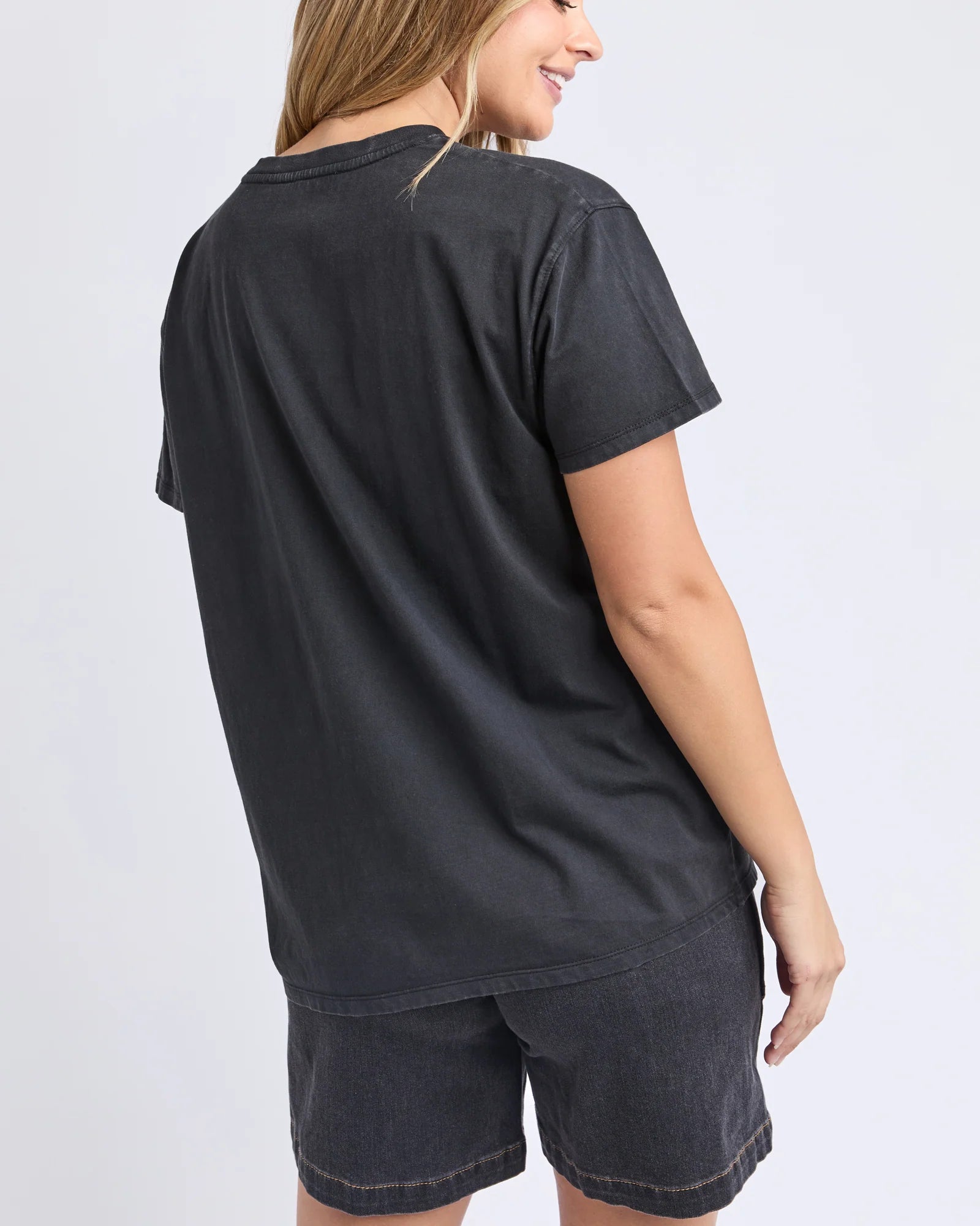 Foxwood Rodeo Tee Washed Black