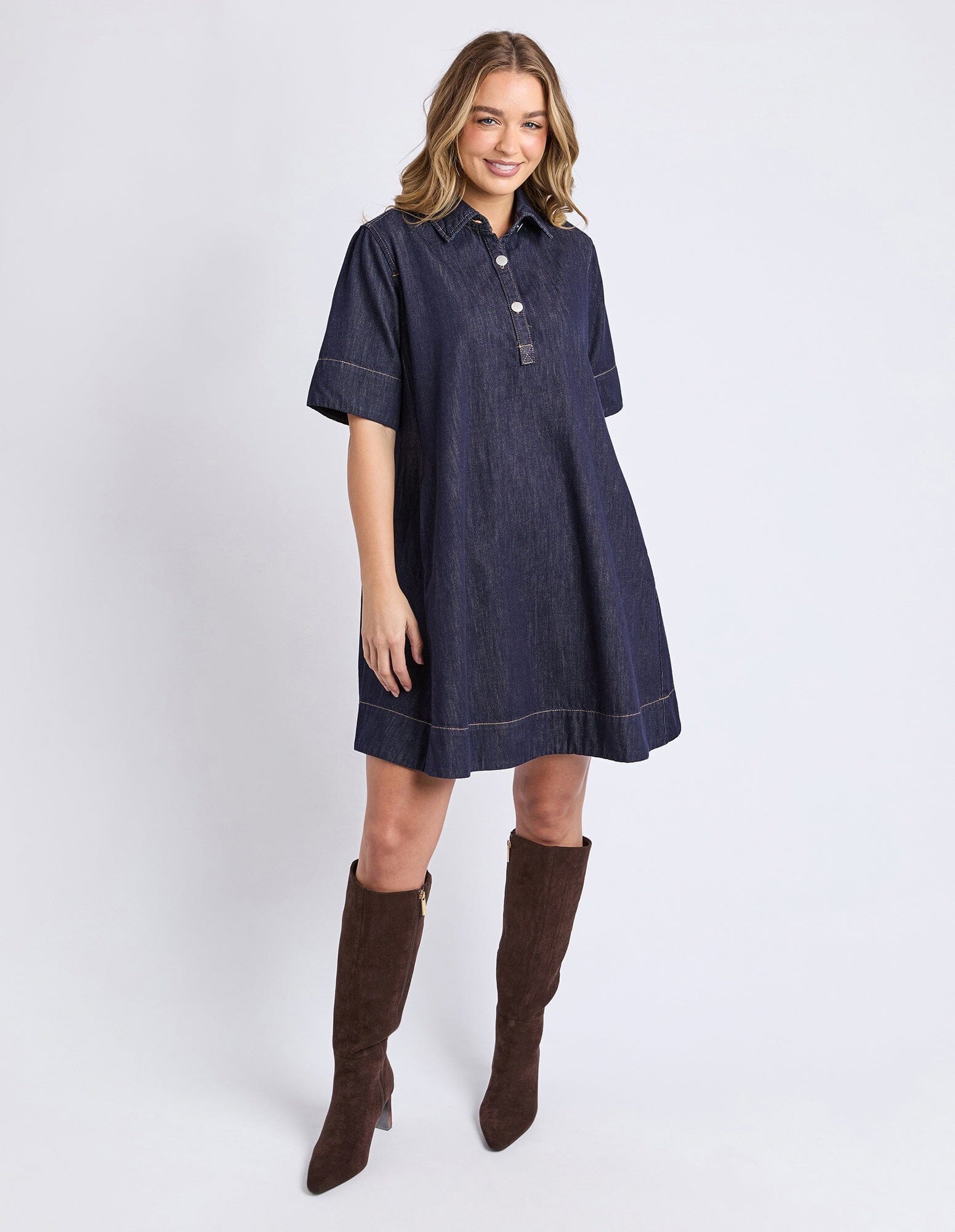 Foxwood Julian Dress Indigo