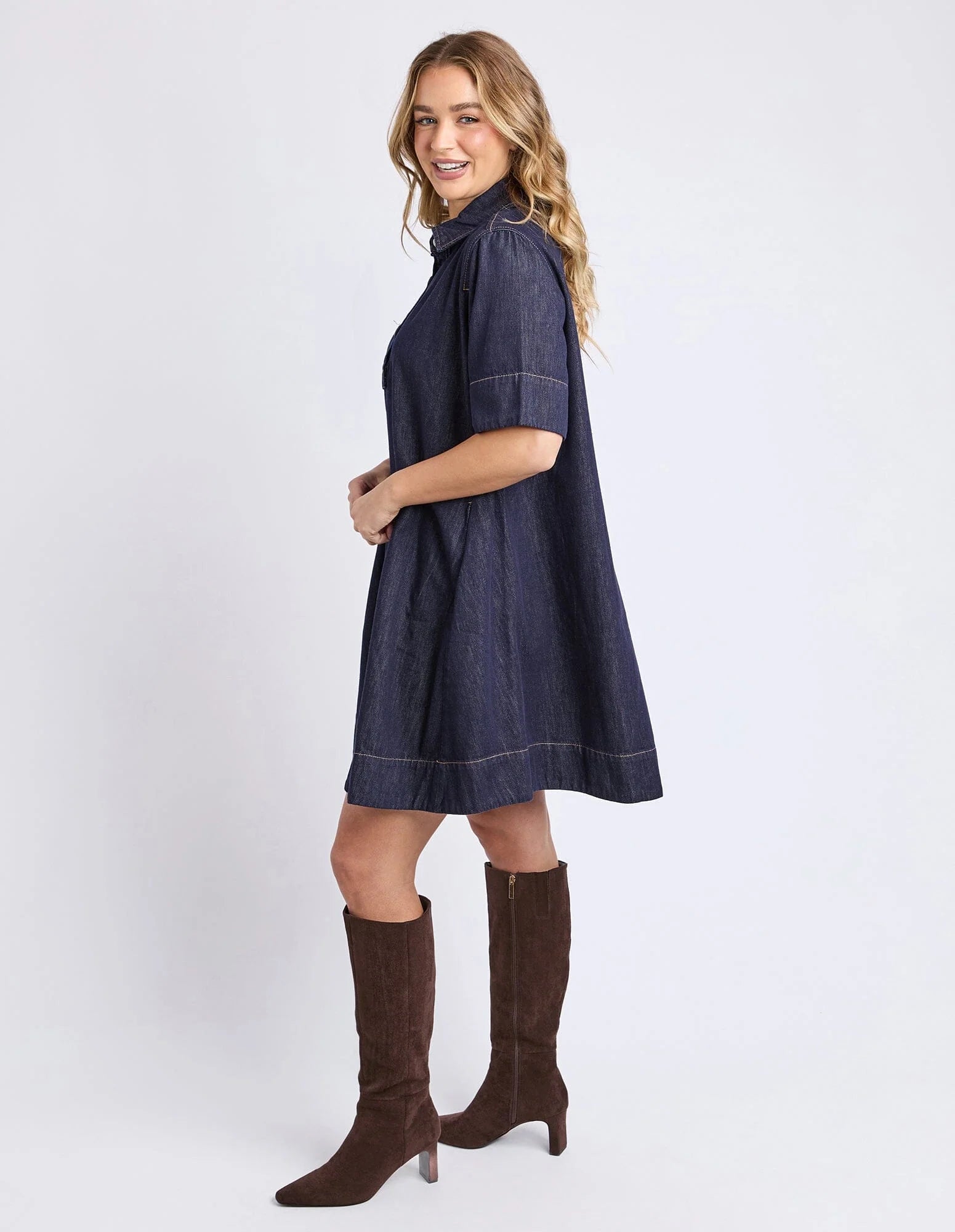 Foxwood Julian Dress Indigo