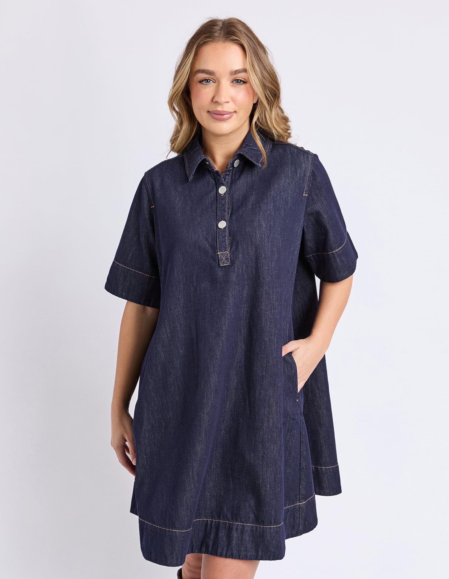 Foxwood Julian Dress Indigo