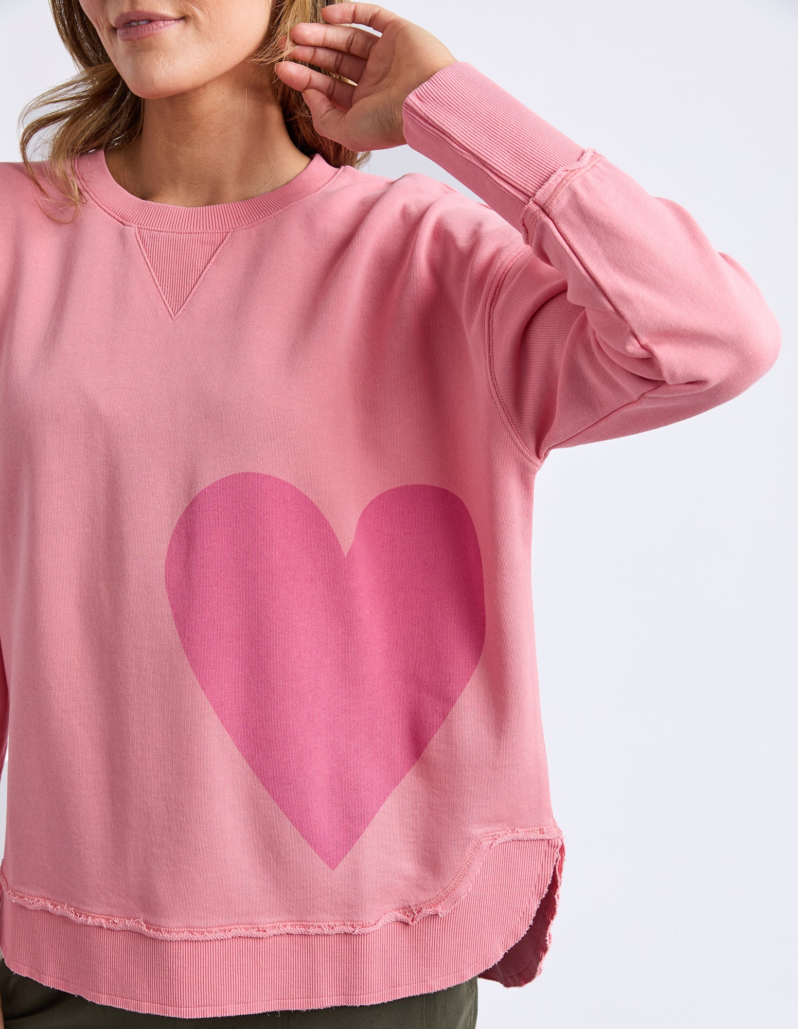One Heart Crew Charm Pink