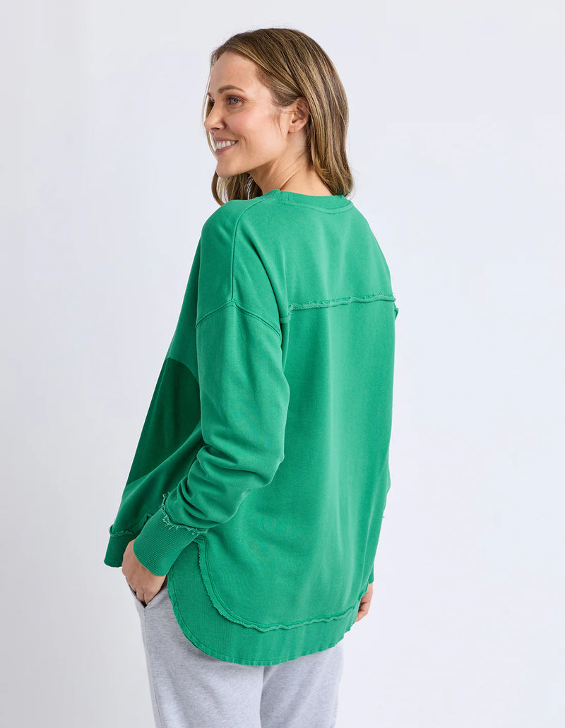 One Heart Crew Charm Pine Green