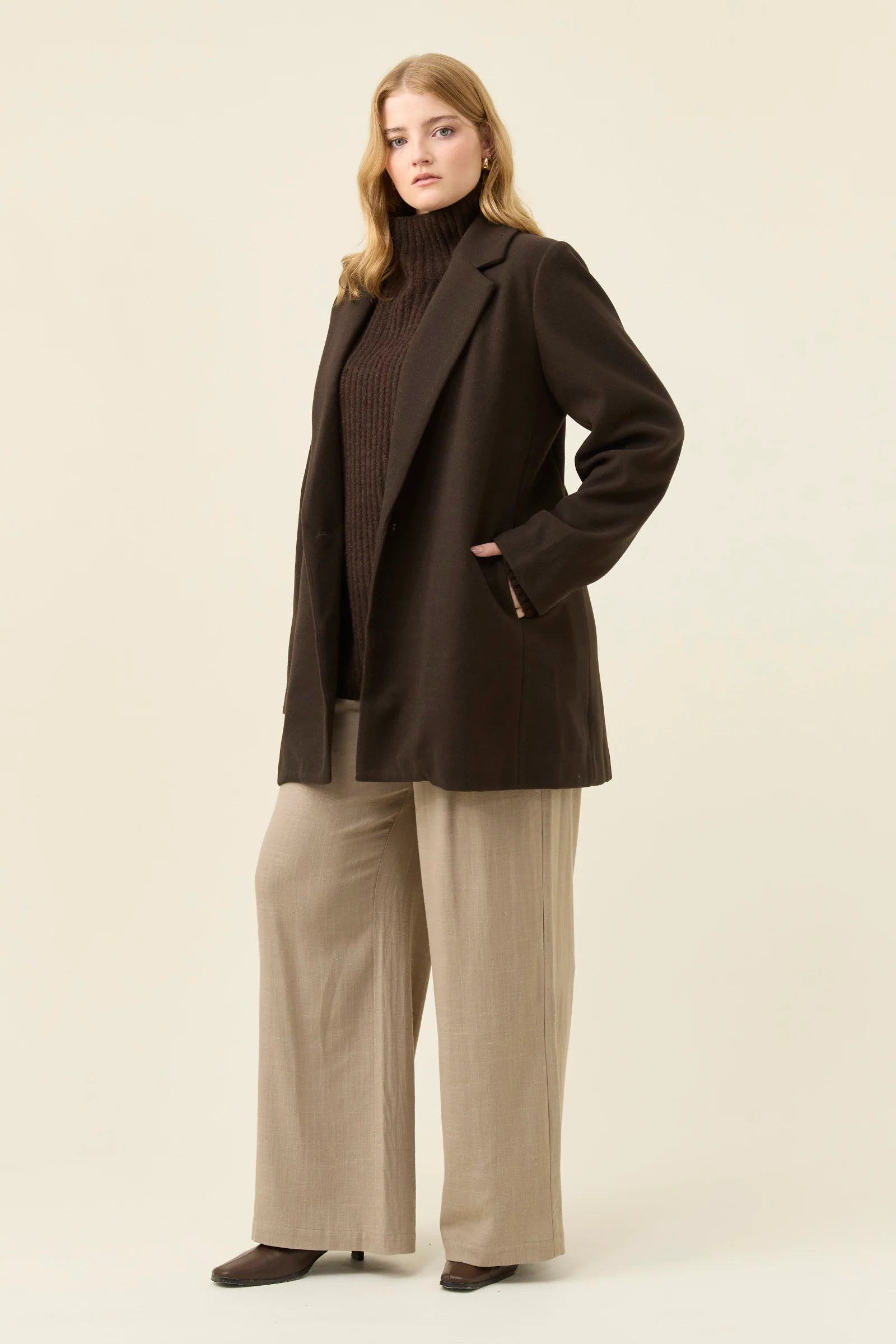 Isle of Mine Kali Coat - Chocolate