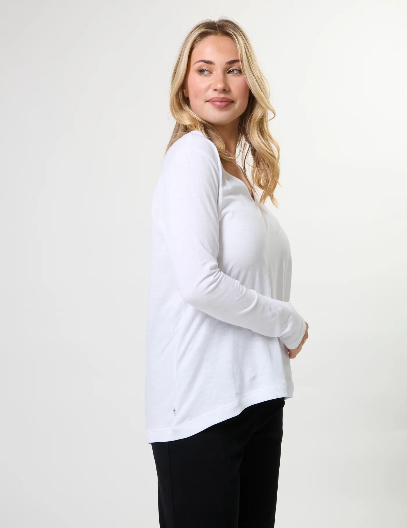 Stella + Gemma Parker V Top White