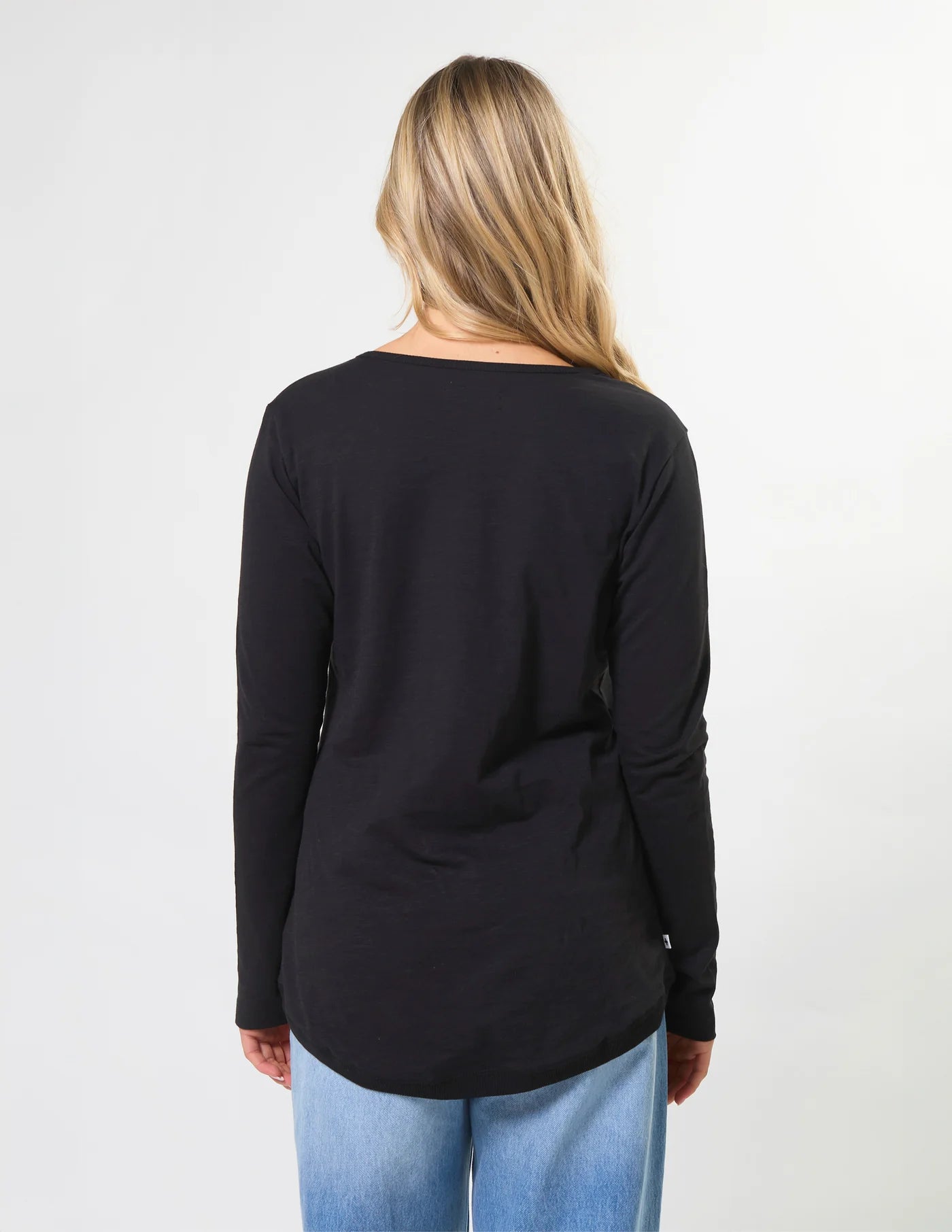 Stella + Gemma Parker Crew Top Black