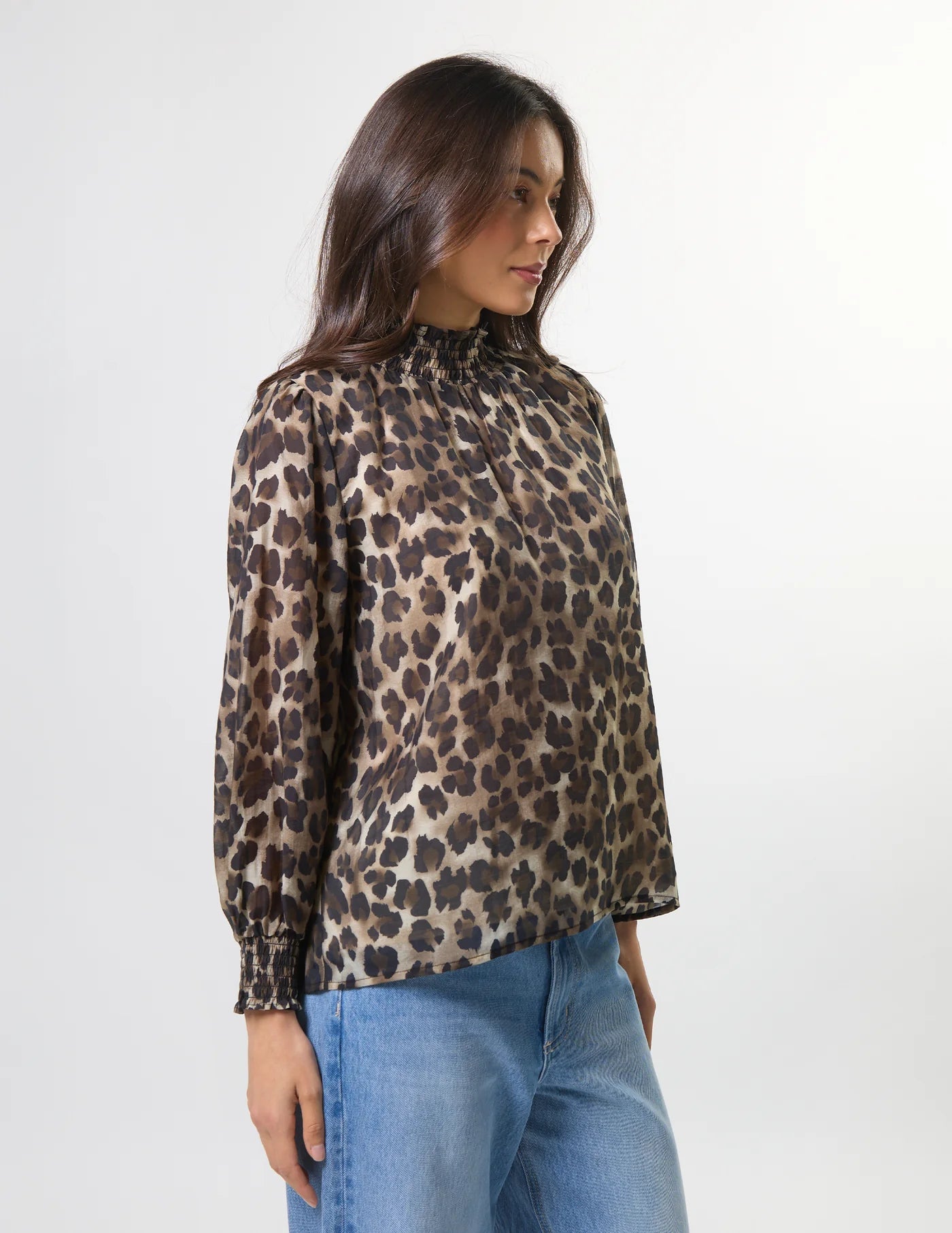 Stella + Gemma Sylvie Blouse Leopardness