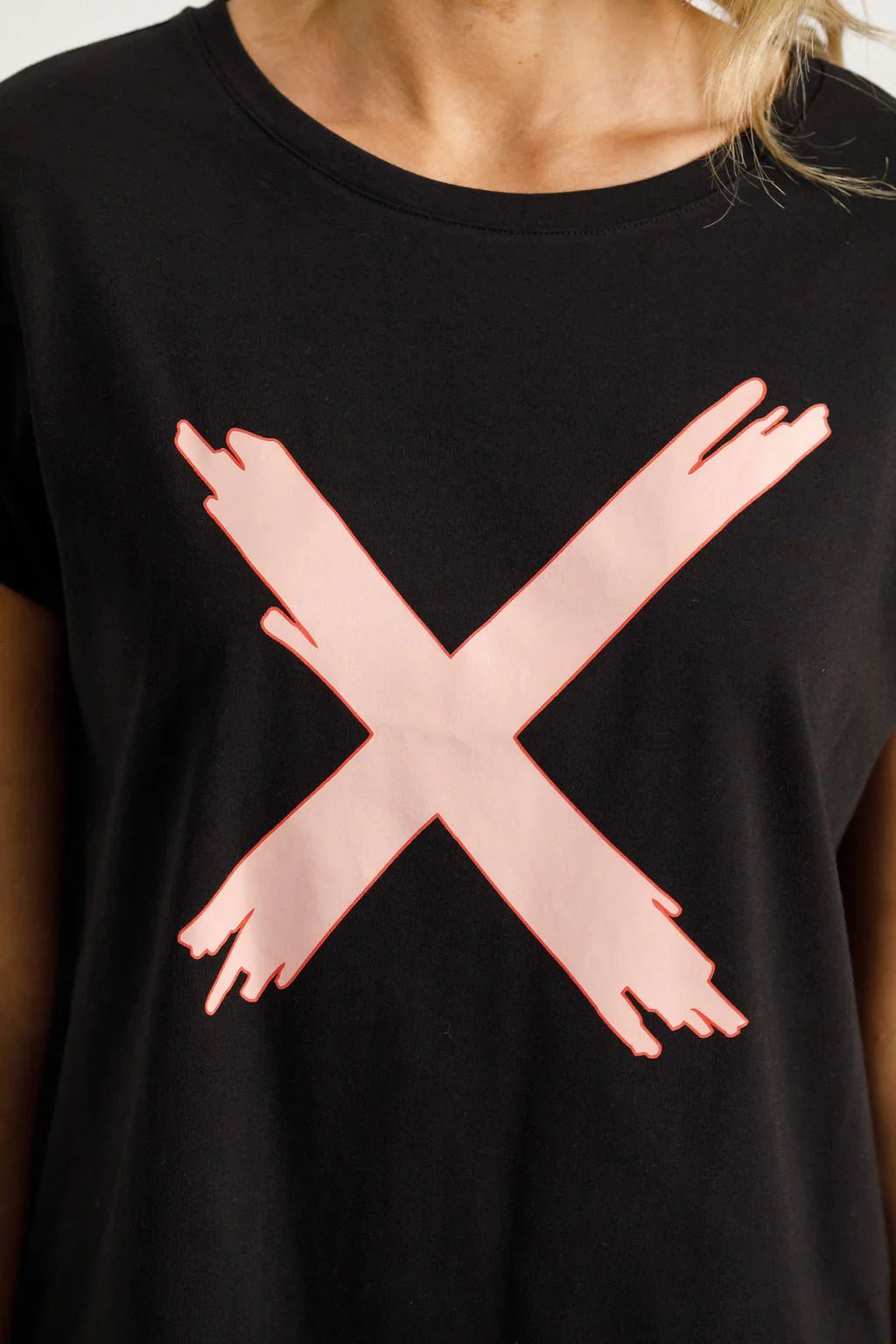 Jackie Tee Black with Blossom Berry