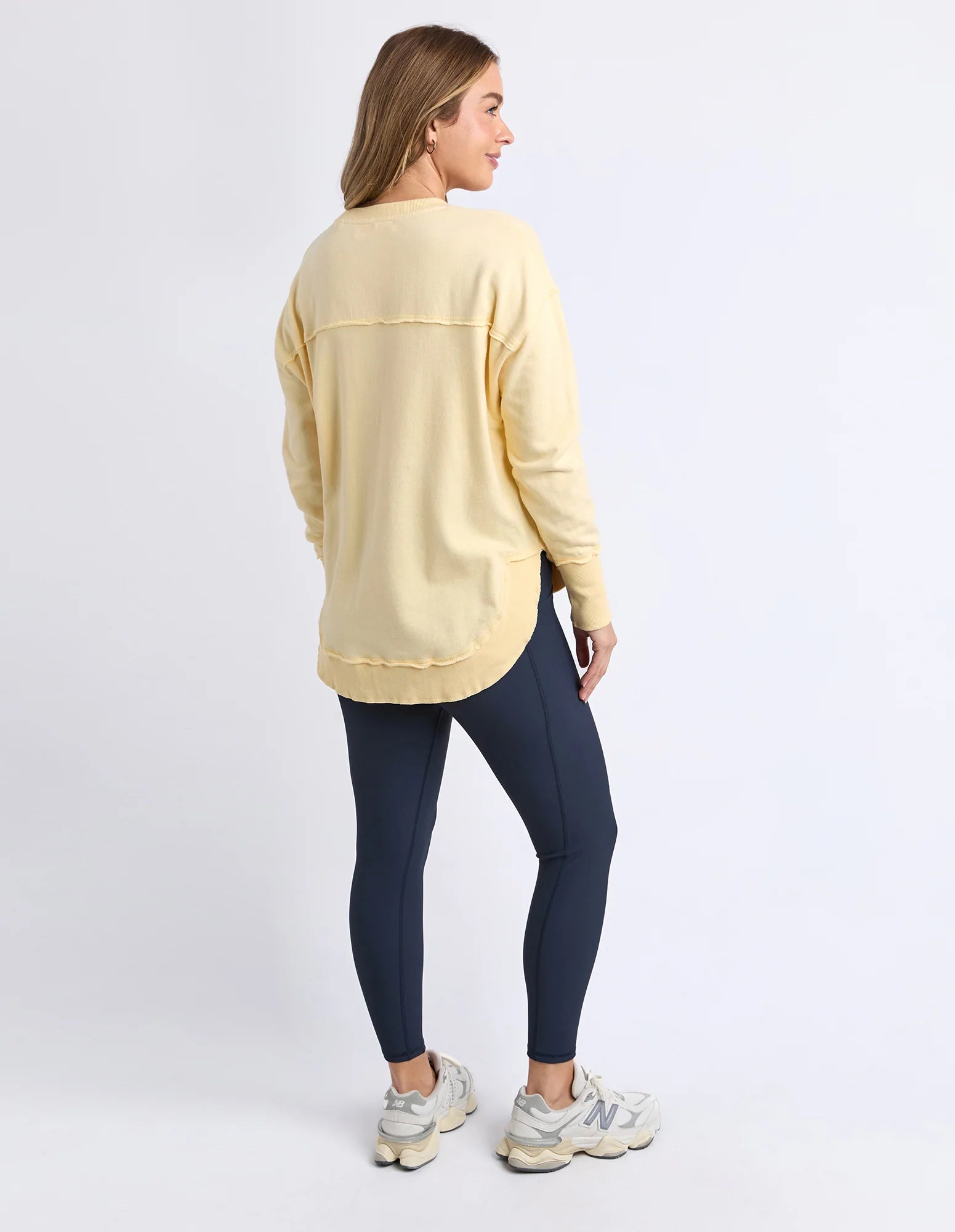 Foxwood Simplified Metallic Crew Lemon