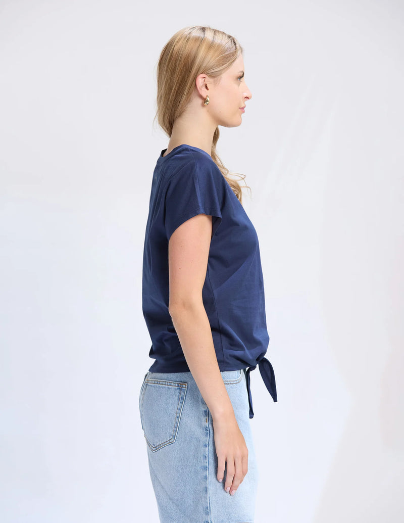 Top Knot Top Navy