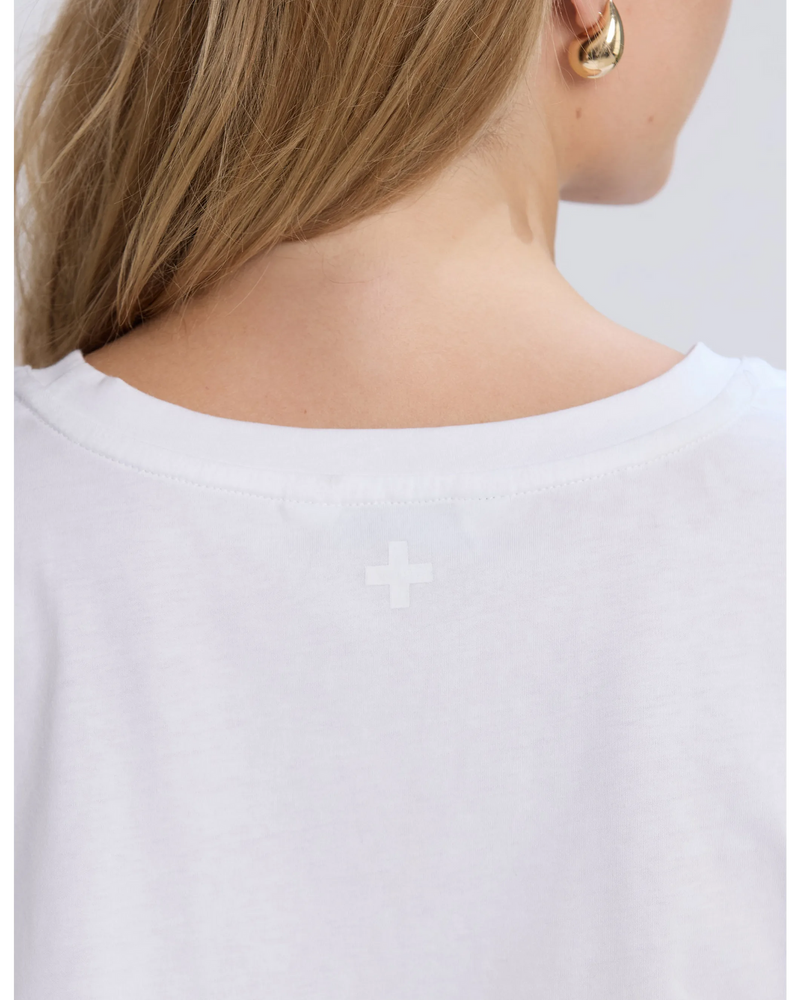 Top Knot Top White
