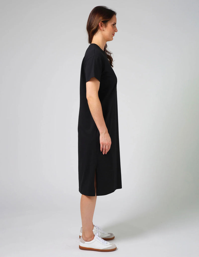 Maxie Tee Dress Ibiza Bloom Black