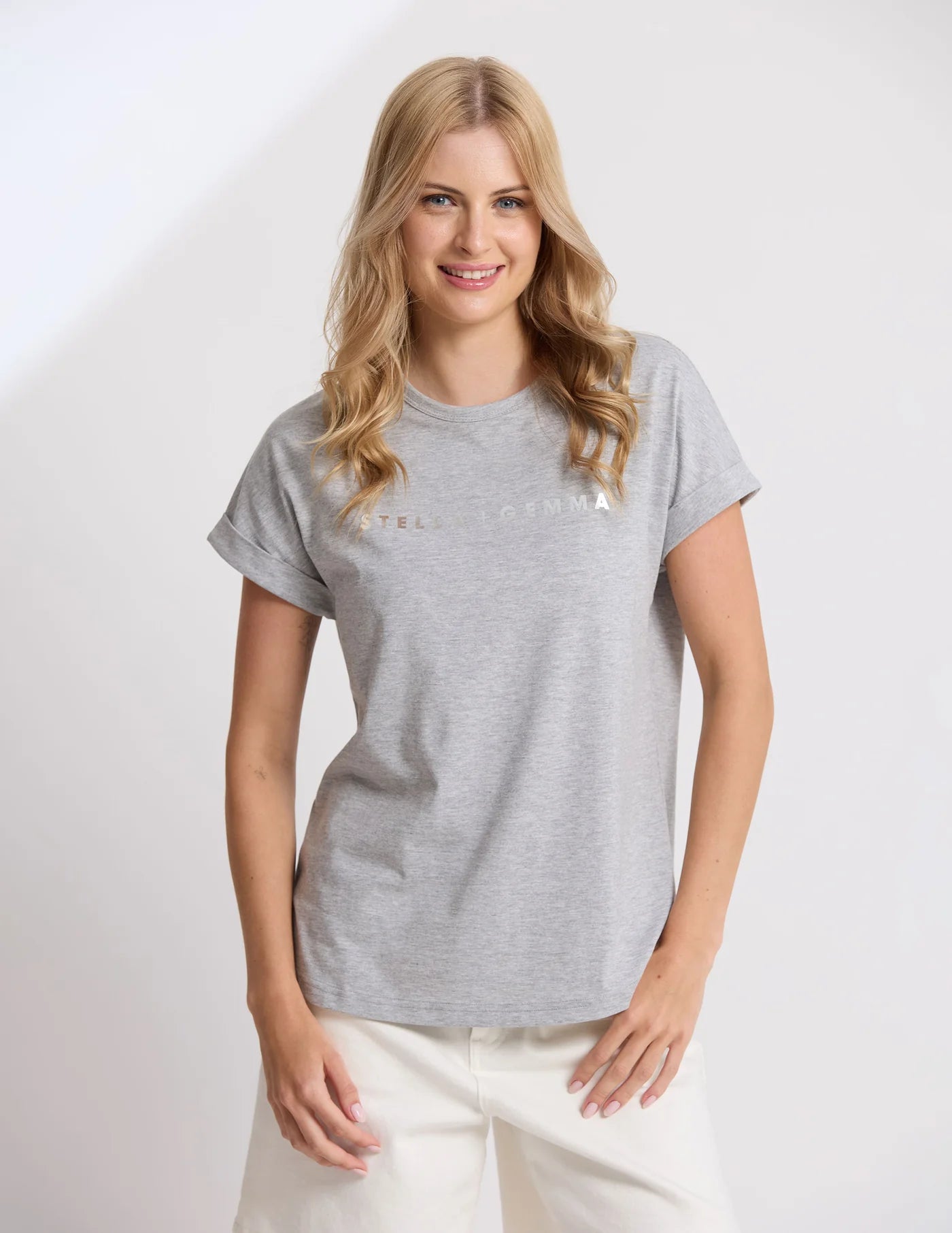 Soho Cuff Crew Grey Marle