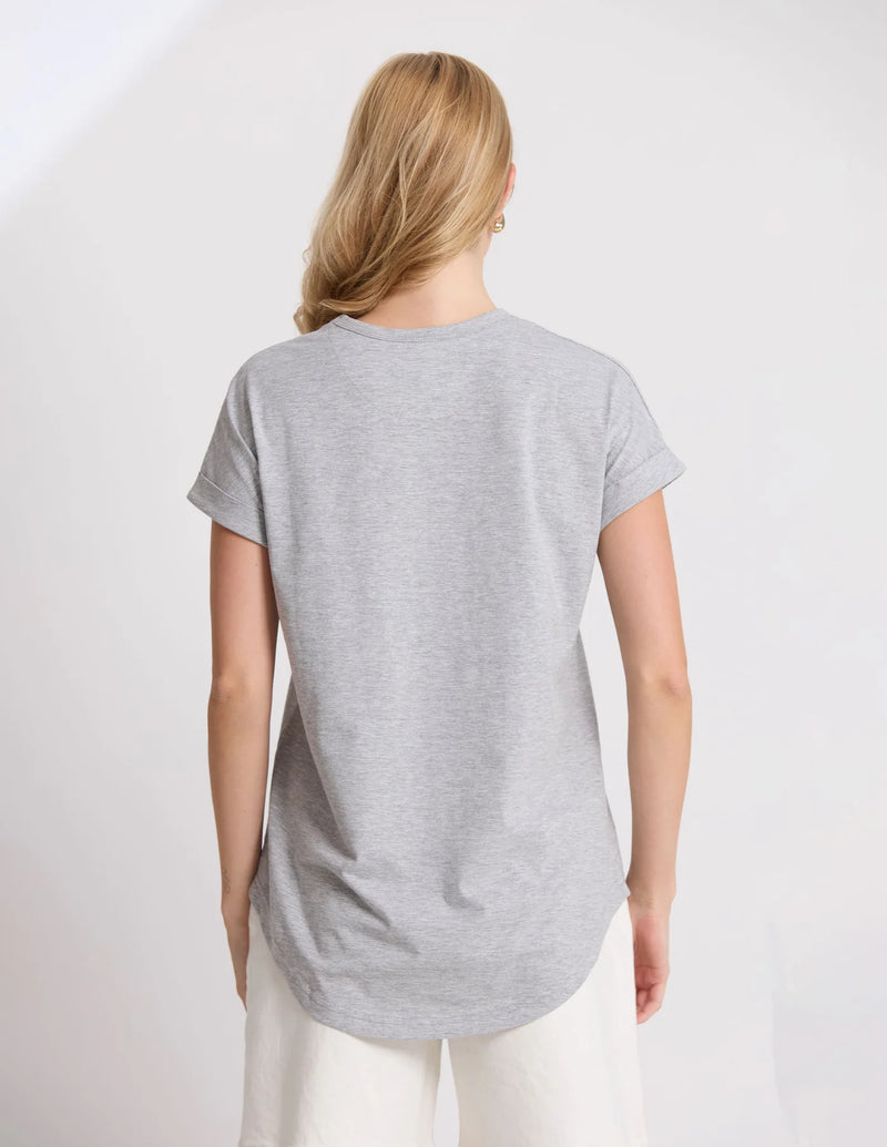 Soho Cuff Crew Grey Marle
