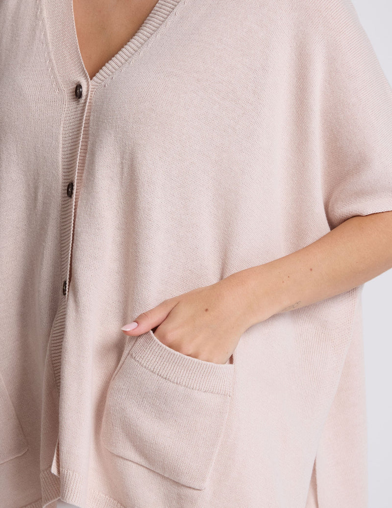 Elliot Cardigan Sugar Almond