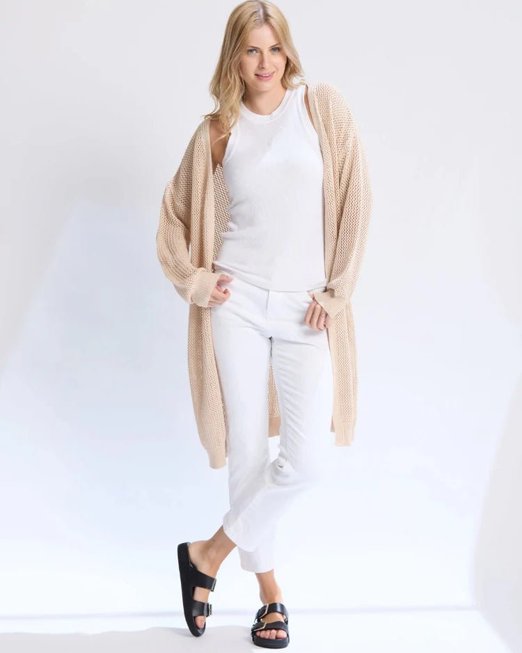 Arizona Mesh Cardigan Natural