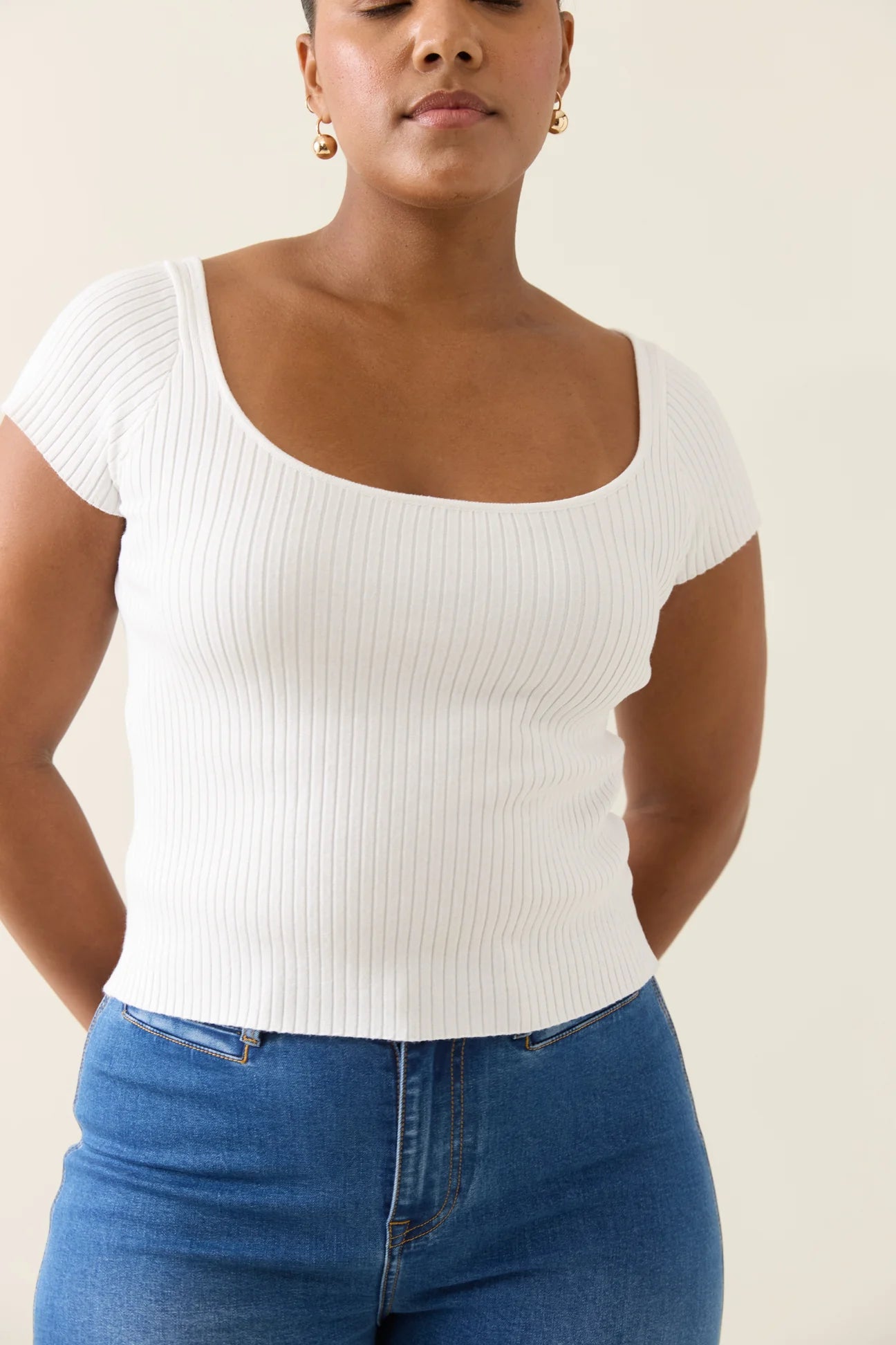 Adele Knit T-Shirt Lotus