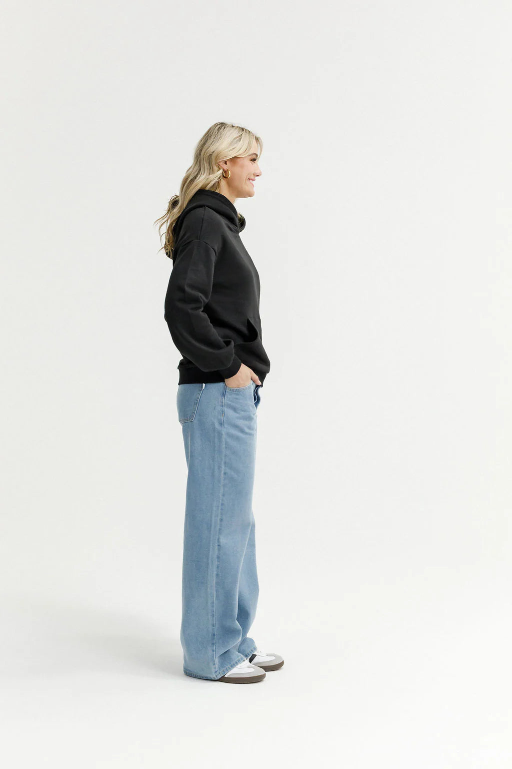 Homelee Alpine Elliot Hoodie Black w Silver X