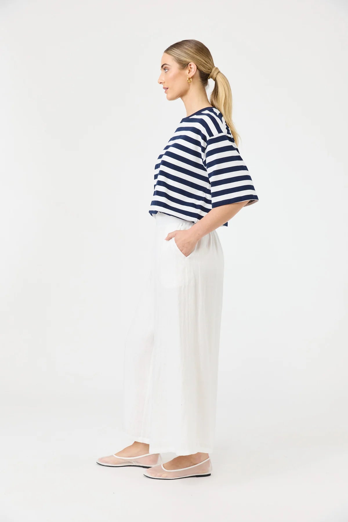 Studio Crop Pant Salt