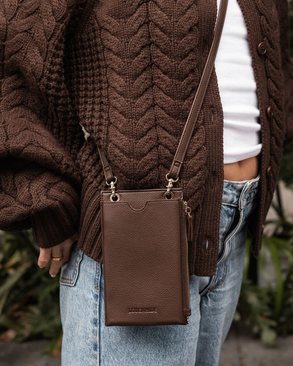 Louenhide Suki Phone bag Chocolate