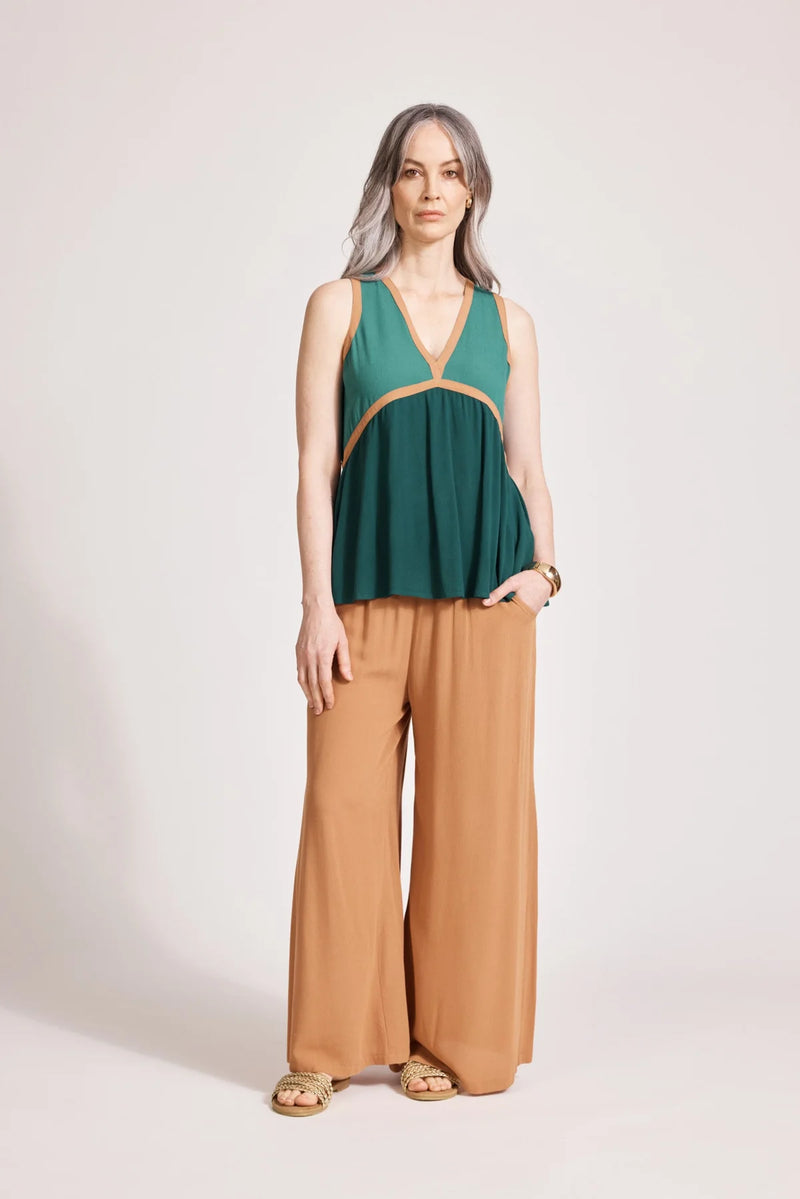 Alegria Spliced Tank Teal/Lagoon
