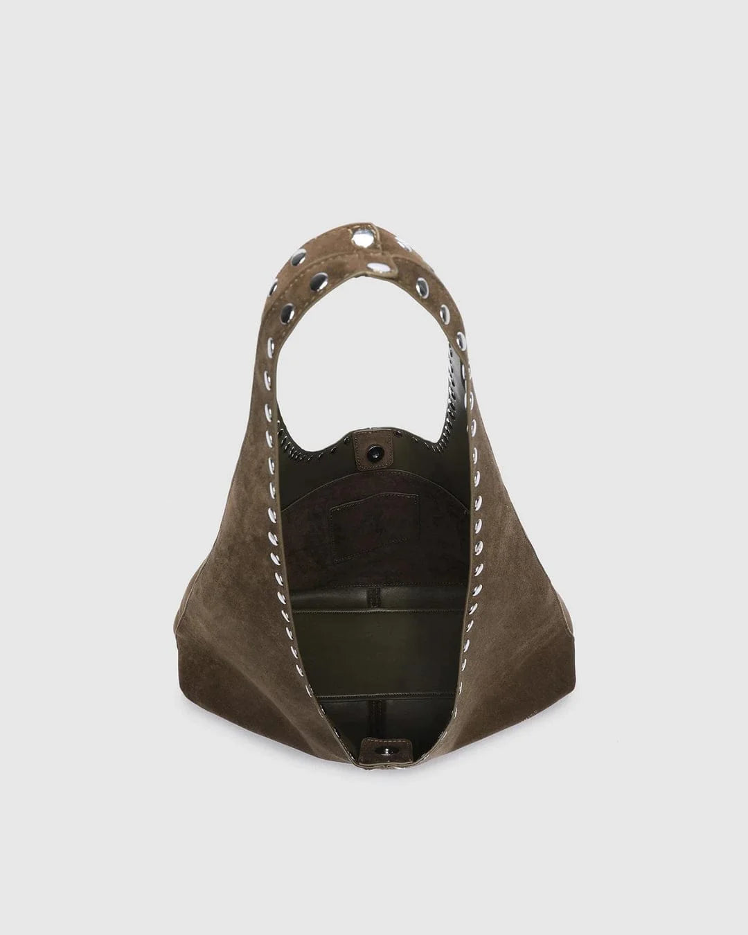 Louenhide Hailey Suedette Shoulder Bag Olive