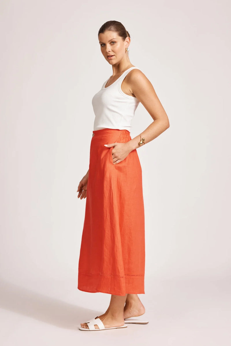 Miramar Maxi Skirt Coral