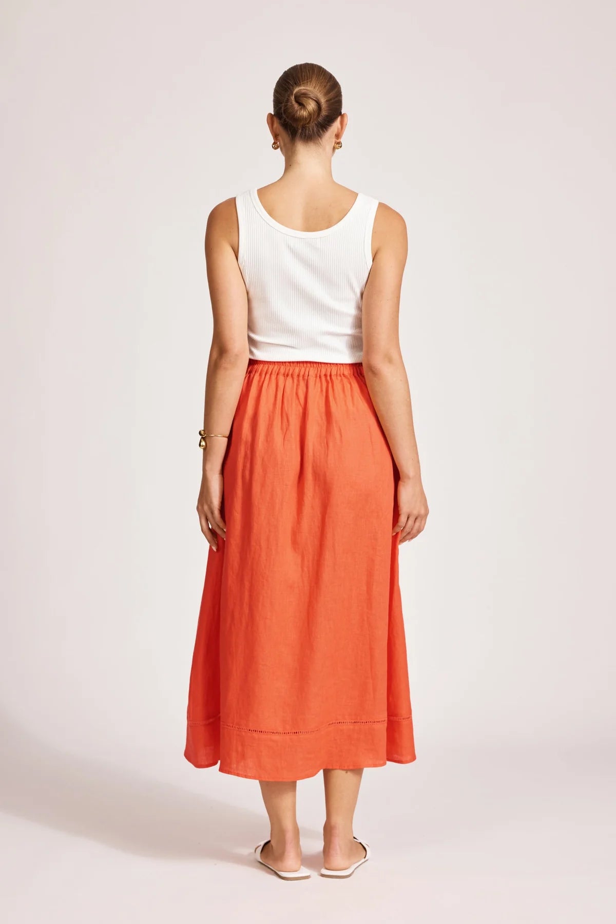 Miramar Maxi Skirt Coral