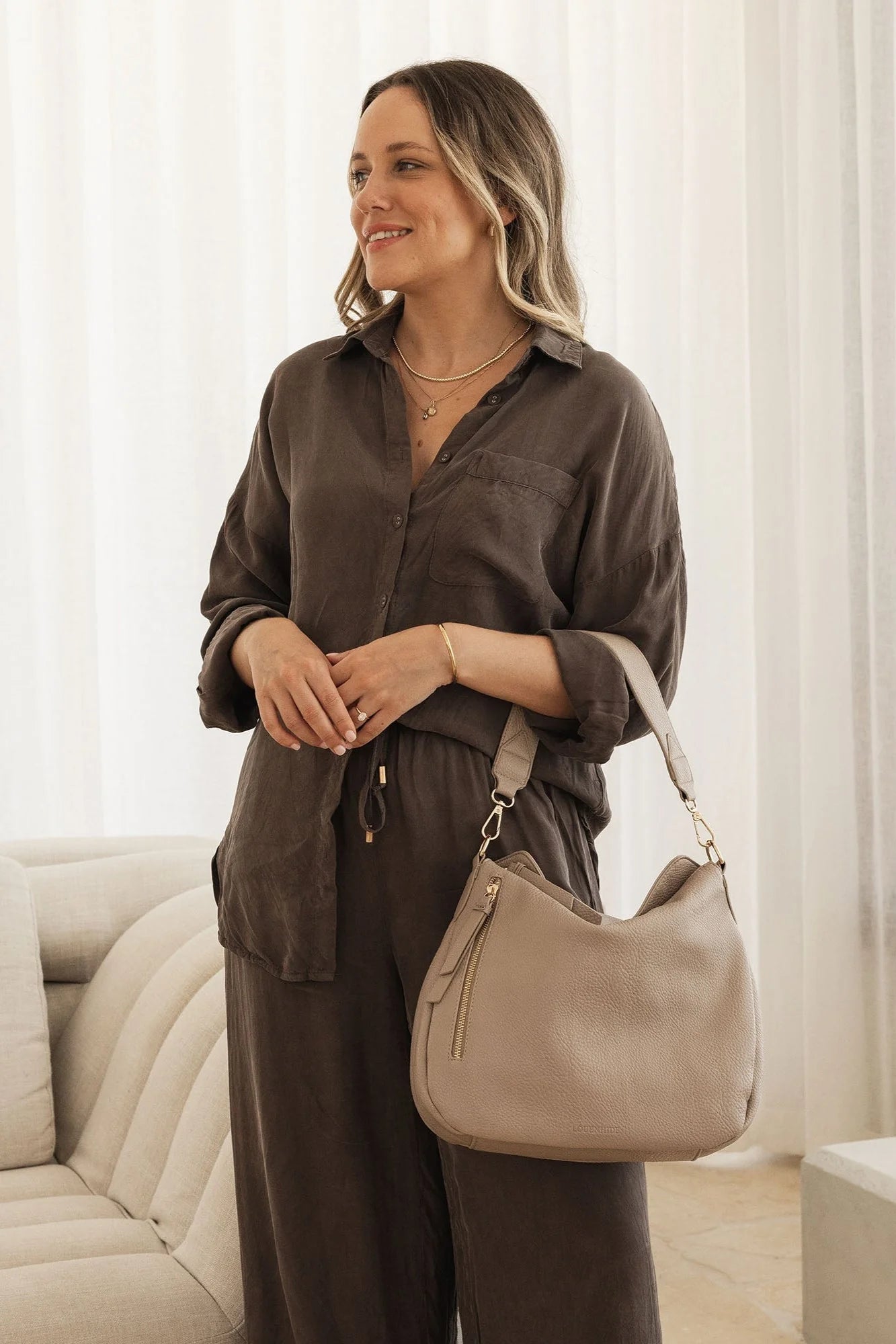 Louenhide Nadia Shoulder Bag Malt
