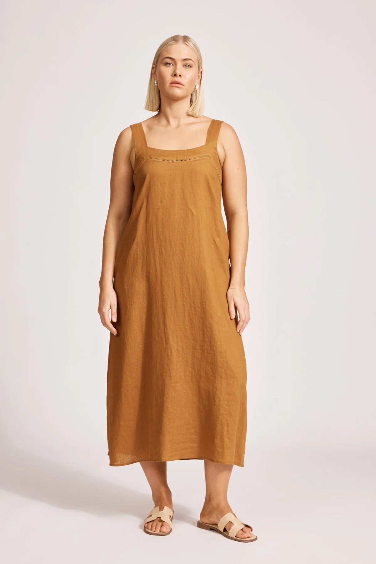 Miramir Tank Maxi Dress Caramel