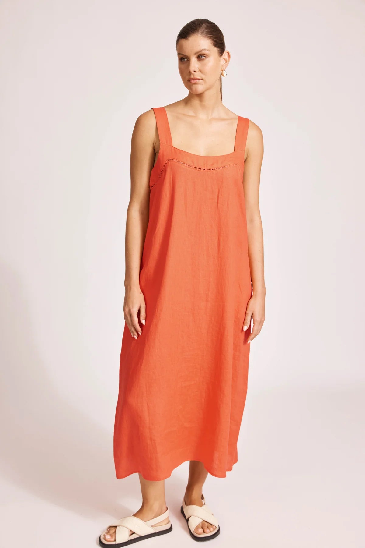 Miramir Tank Maxi Dress Coral