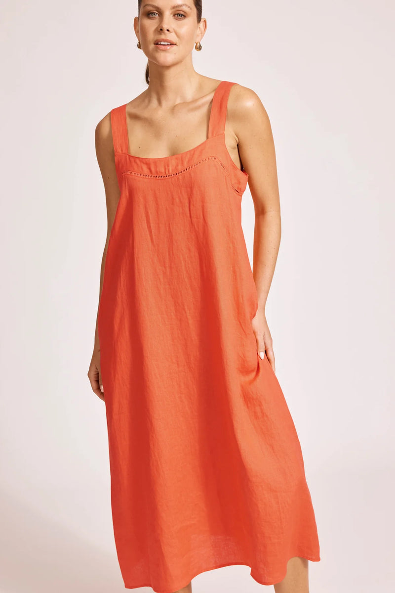 Miramir Tank Maxi Dress Coral