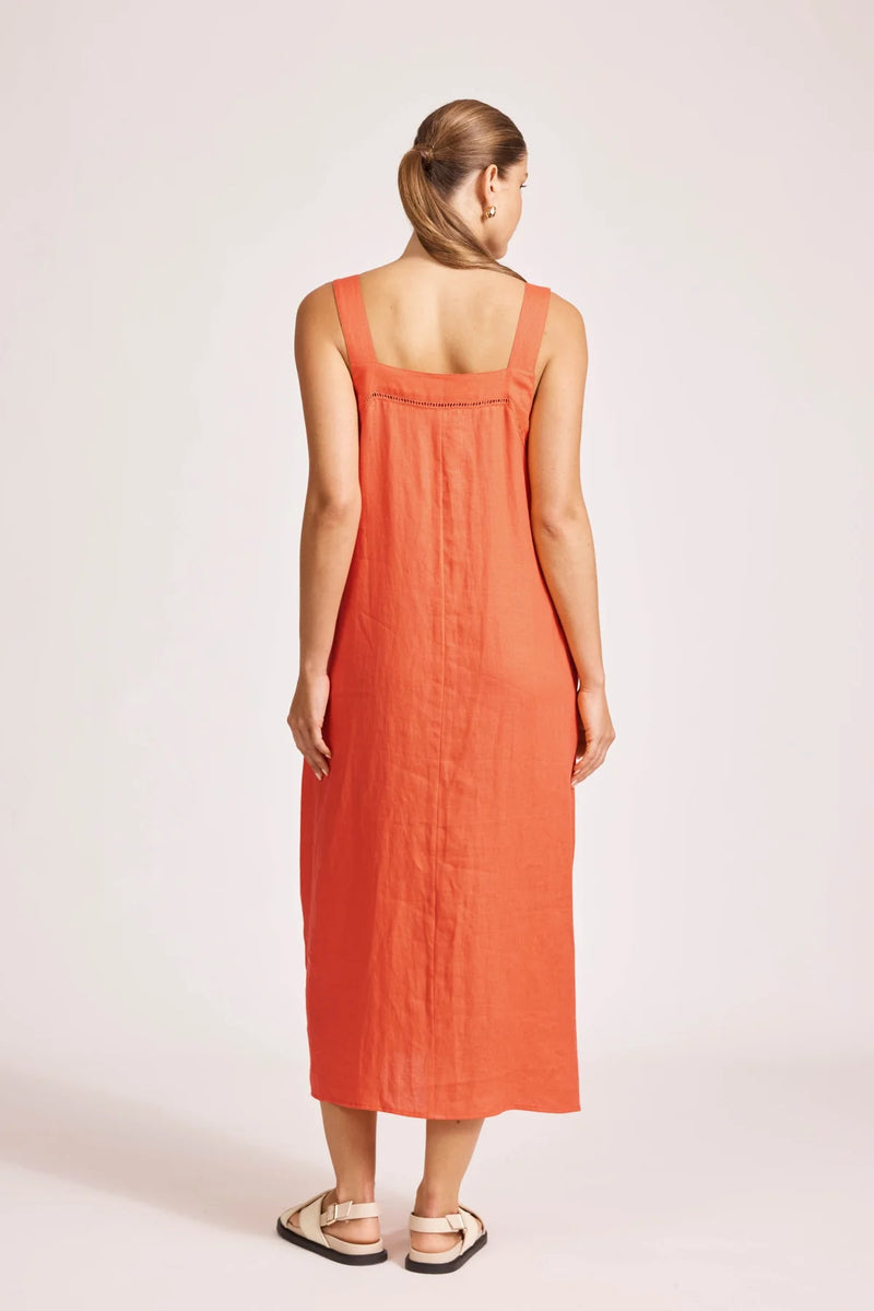 Miramir Tank Maxi Dress Coral