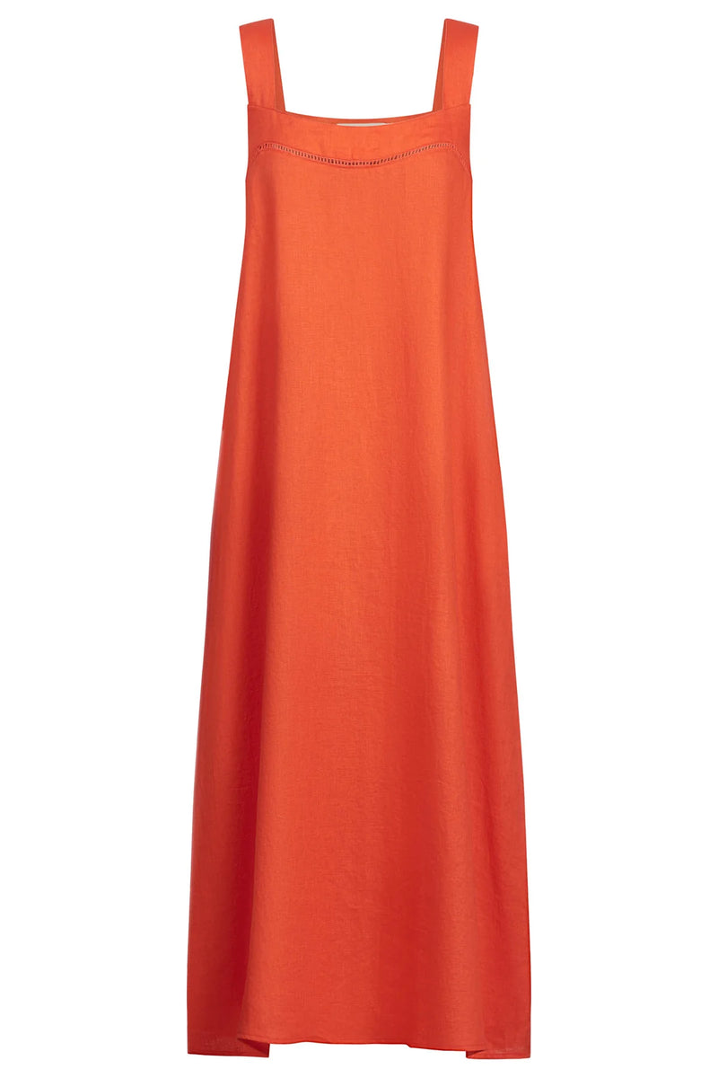 Miramir Tank Maxi Dress Coral