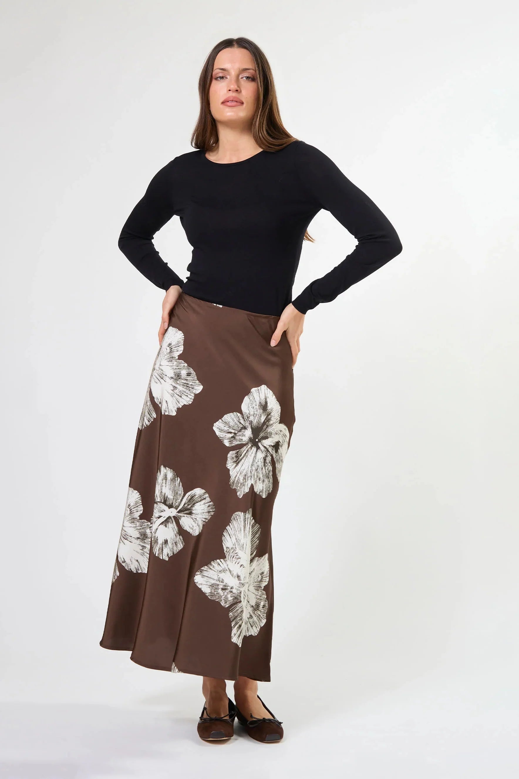 Stella + Gemma Callista Skirt Cocoa Bloom
