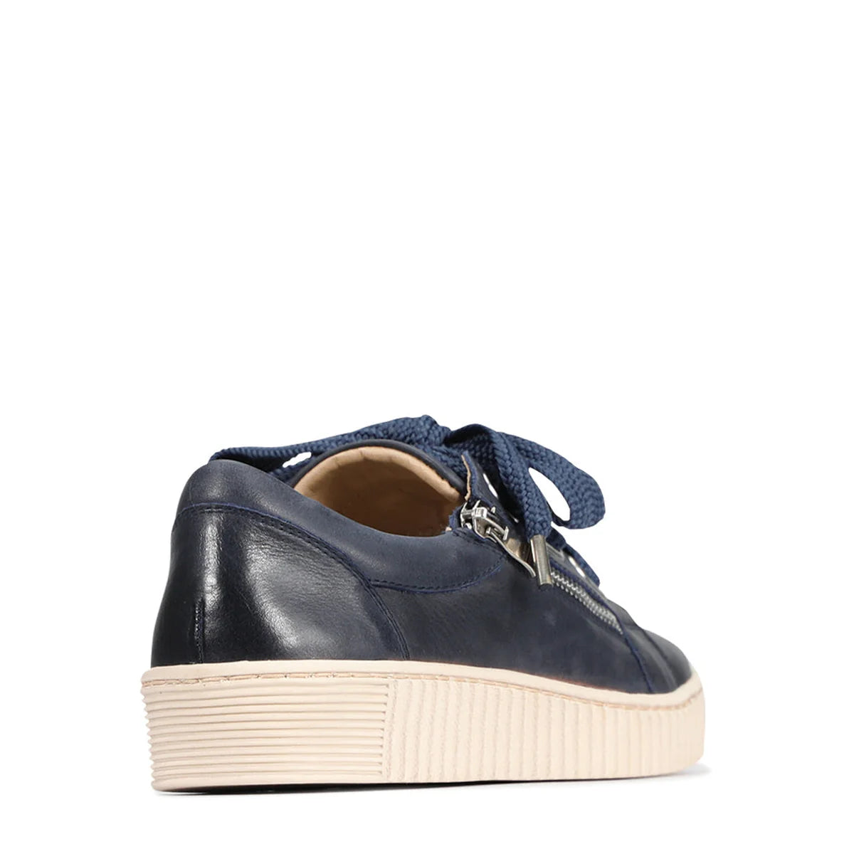 EOS Jovi Navy Leather Sneakers