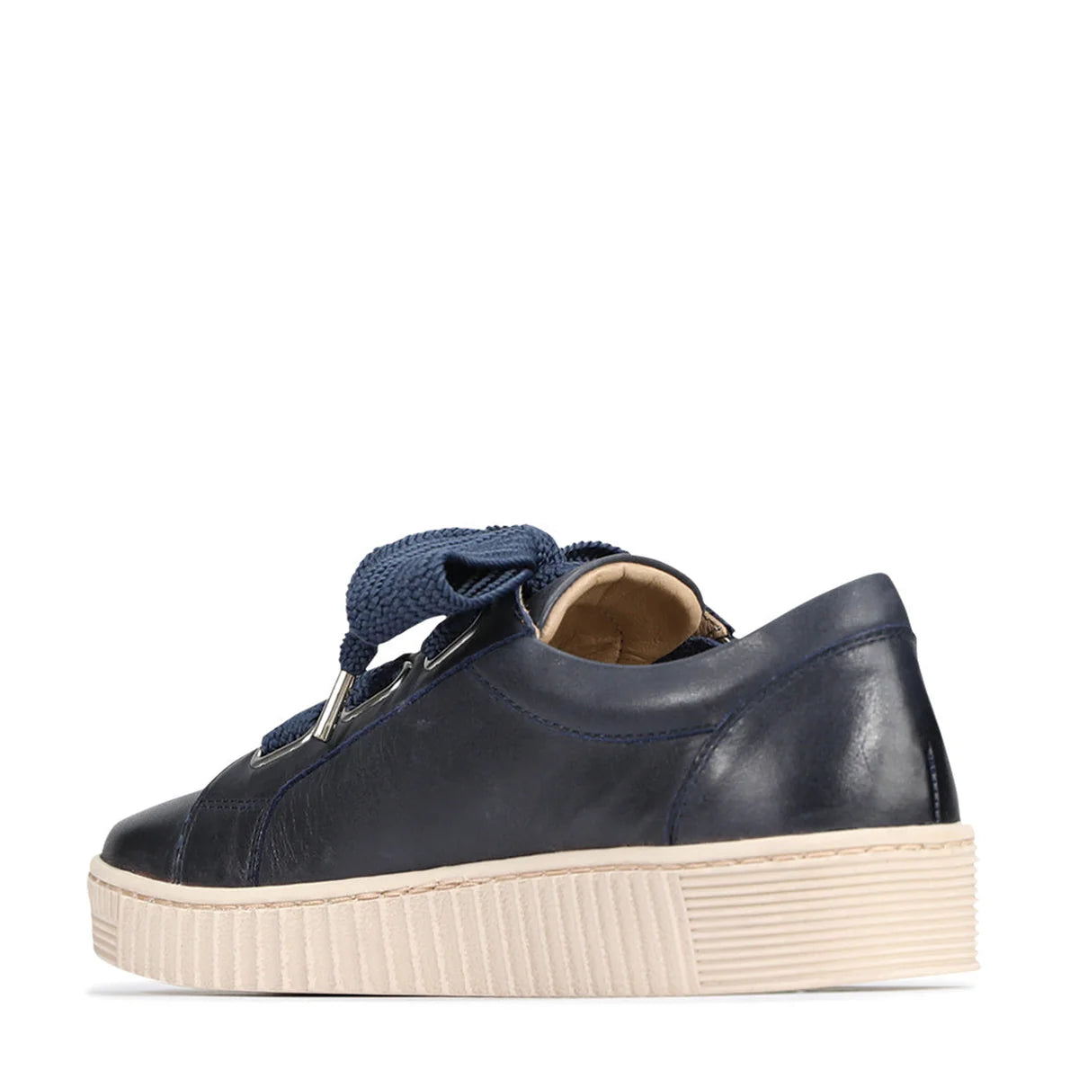 EOS Jovi Navy Leather Sneakers