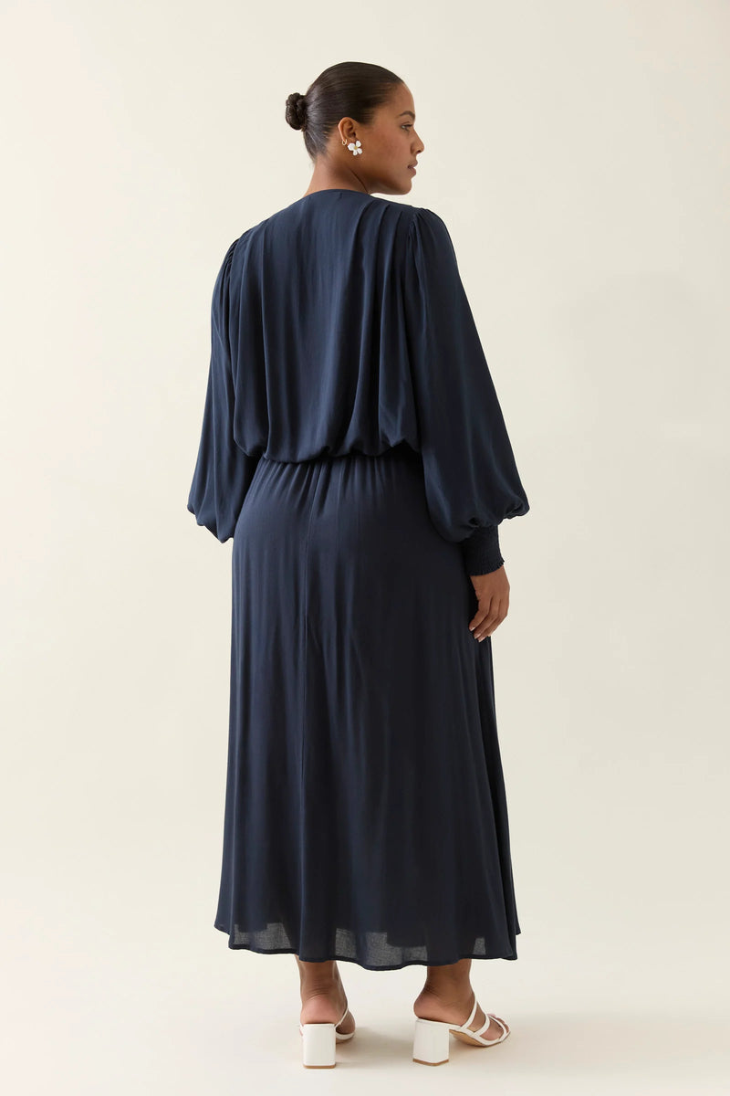 Oline Cropped Top Navy
