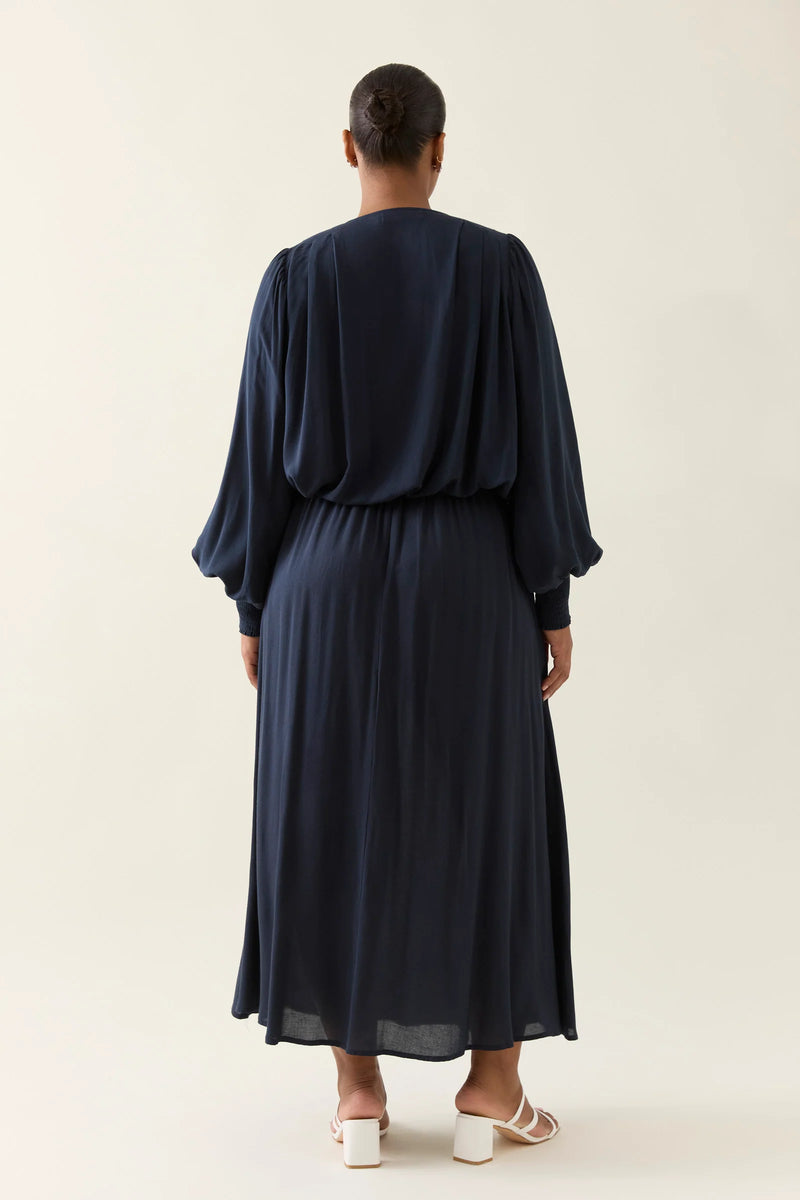 Oline Cropped Top Navy