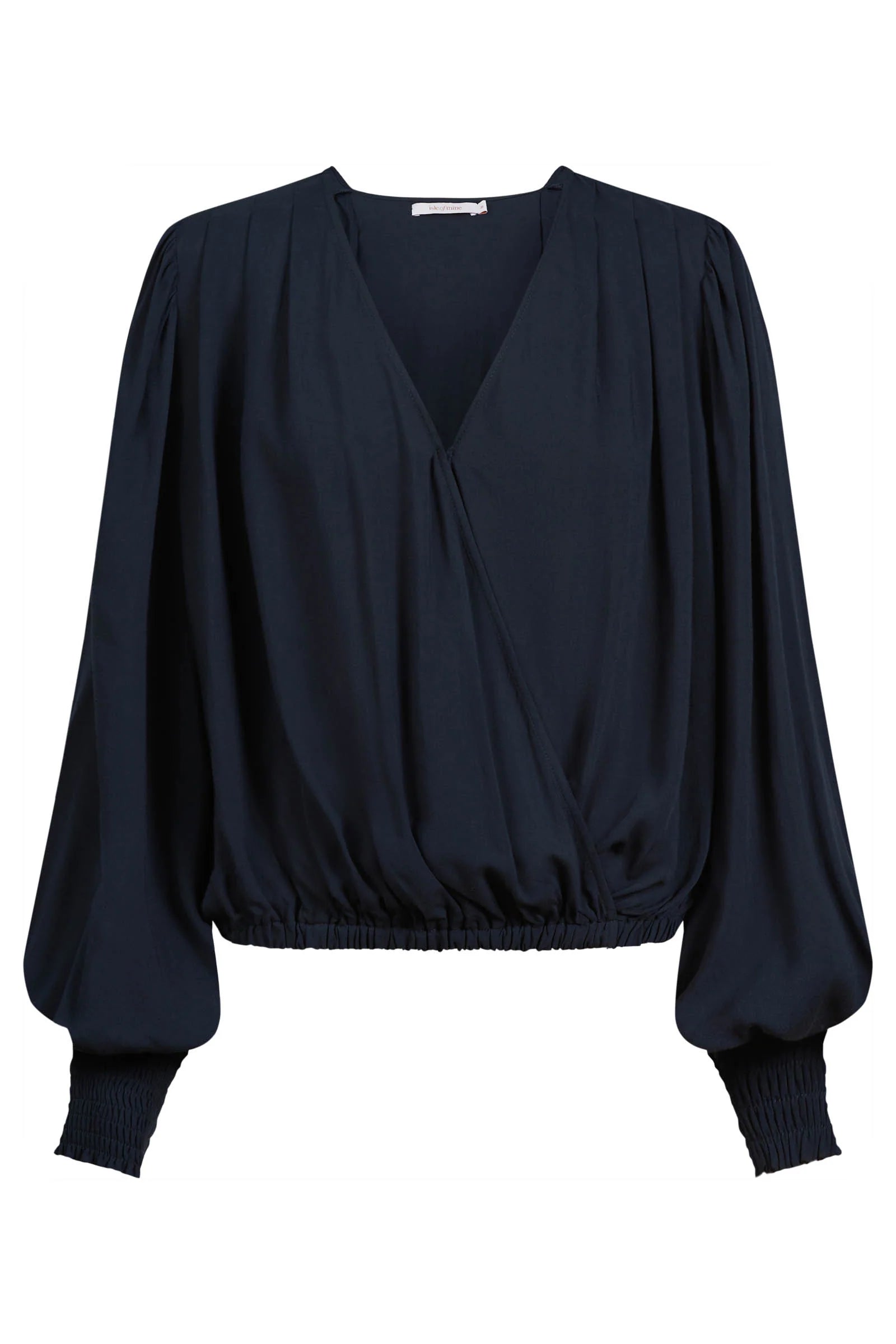 Oline Cropped Top Navy