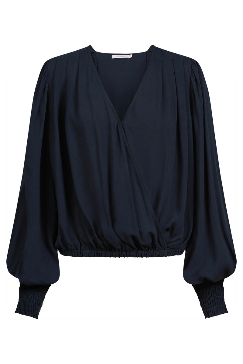 Oline Cropped Top Navy