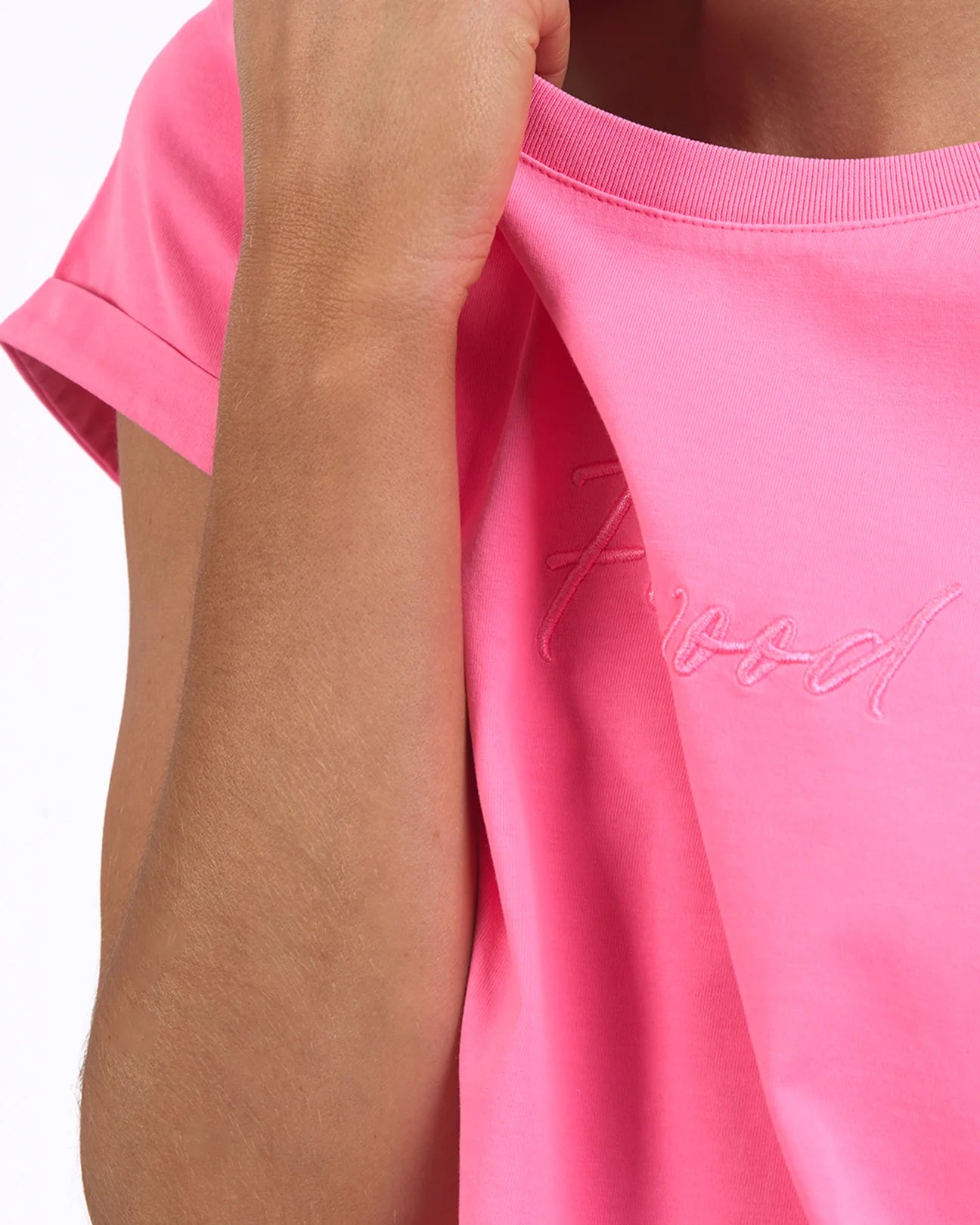 Signature Tee Neon Rose