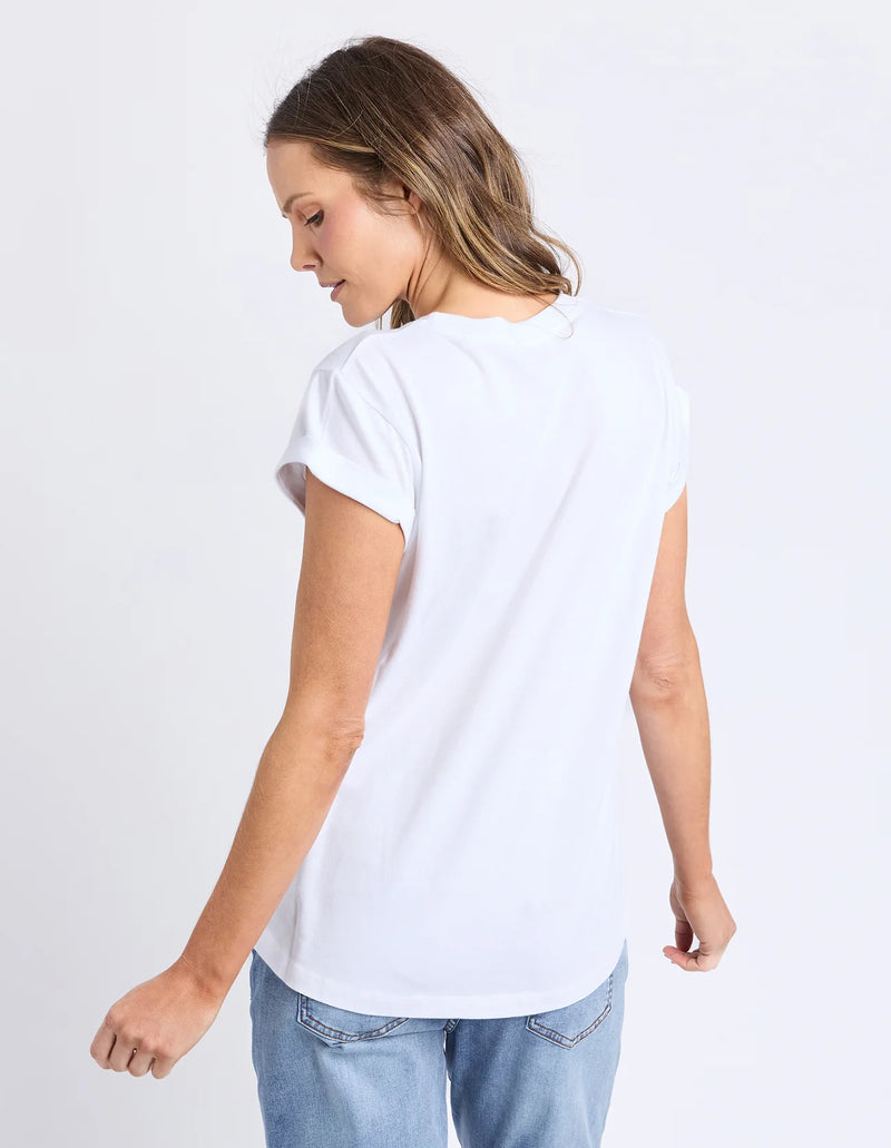 Manly Tee White