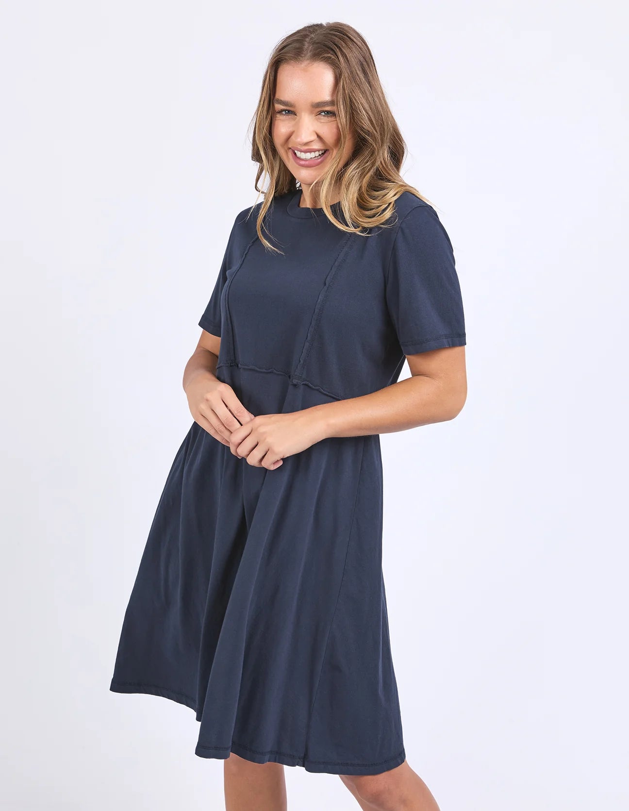 Eva Dress Navy