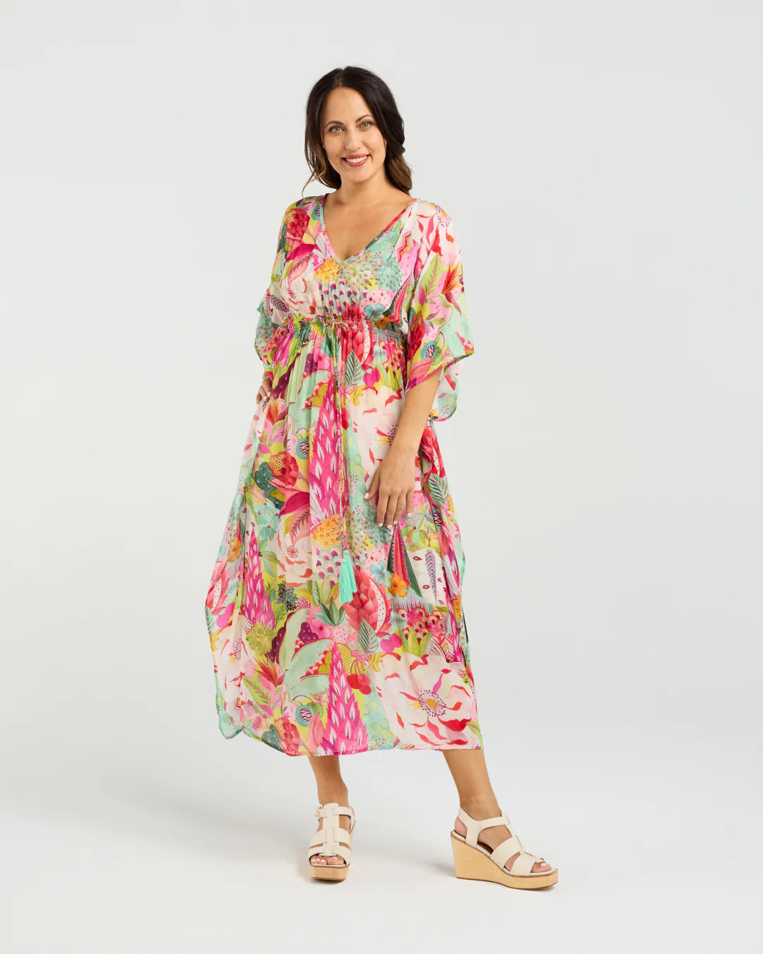 Sonya Dress Blossom Pop