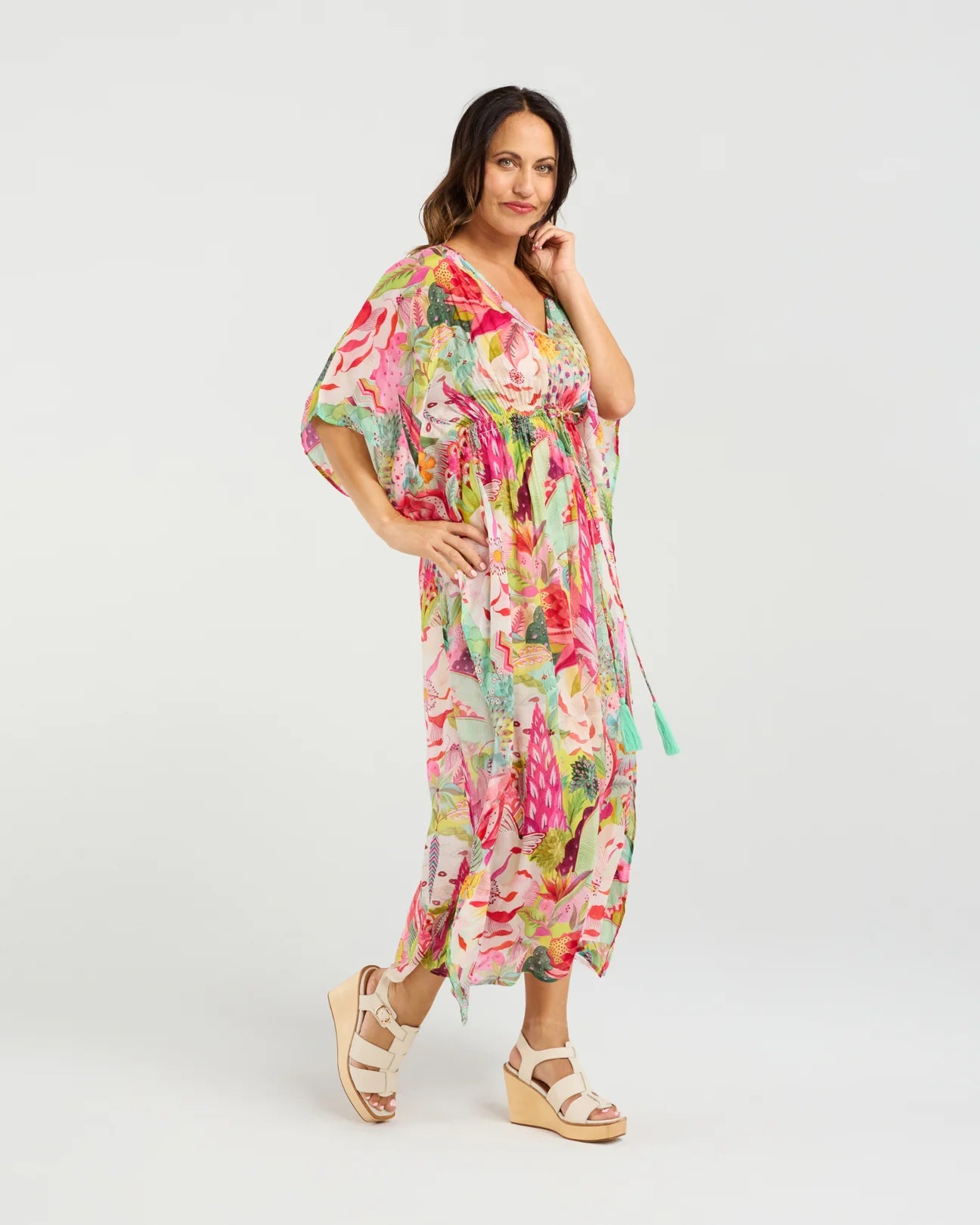 Sonya Dress Blossom Pop