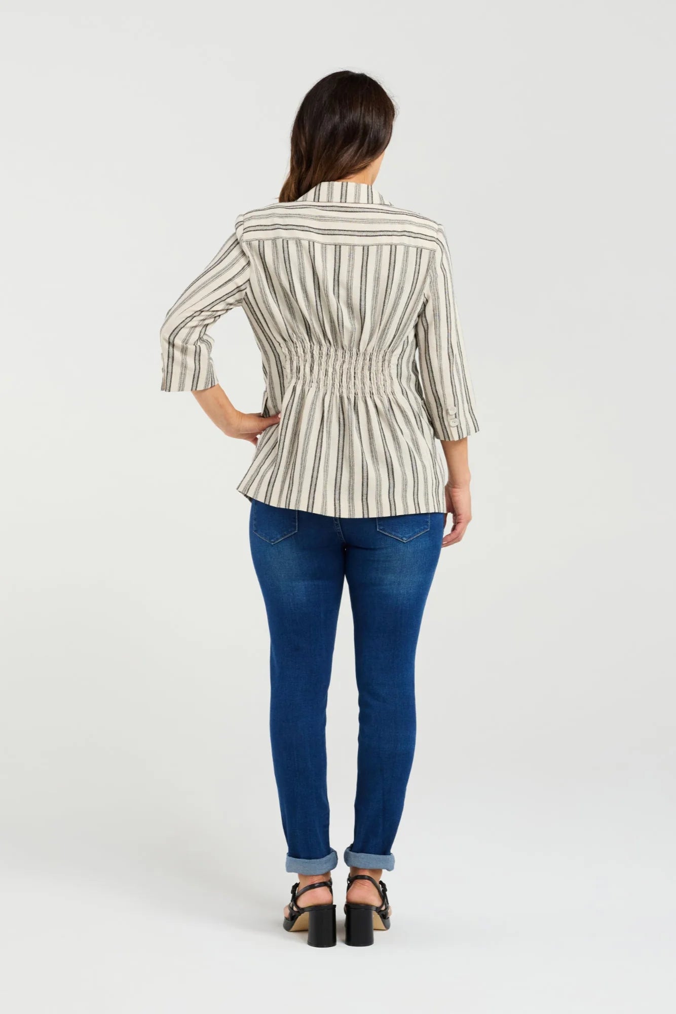 Jocelyn Blazer Ivory Weave