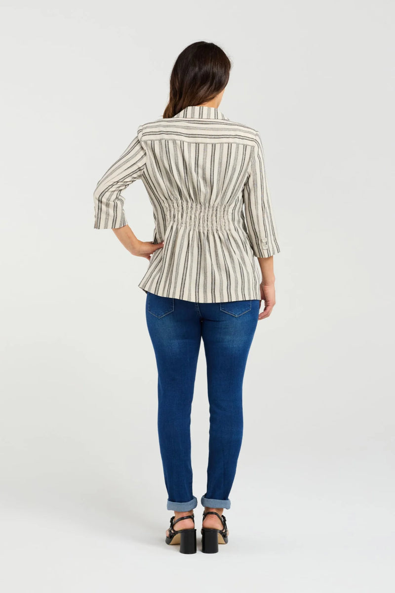 Jocelyn Blazer Ivory Weave